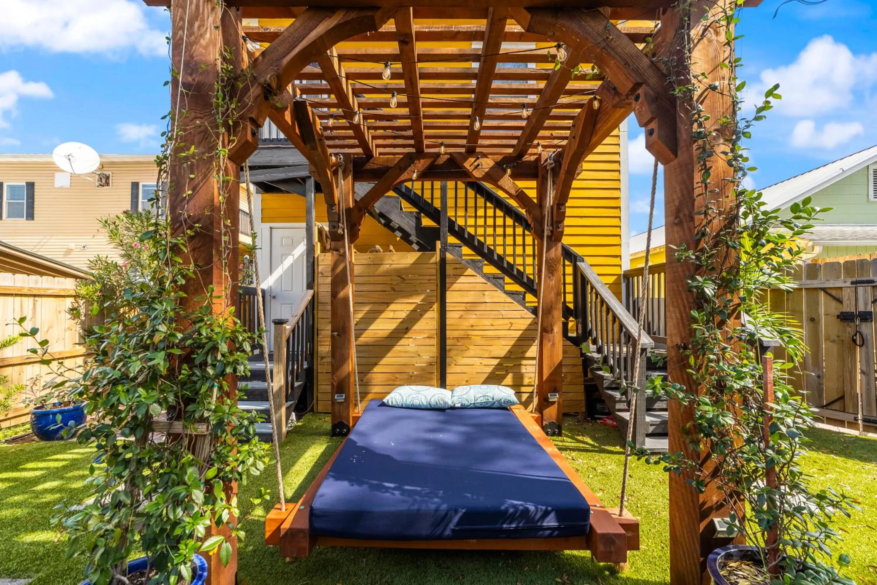Inner courtyard view in Casa De Hernandez