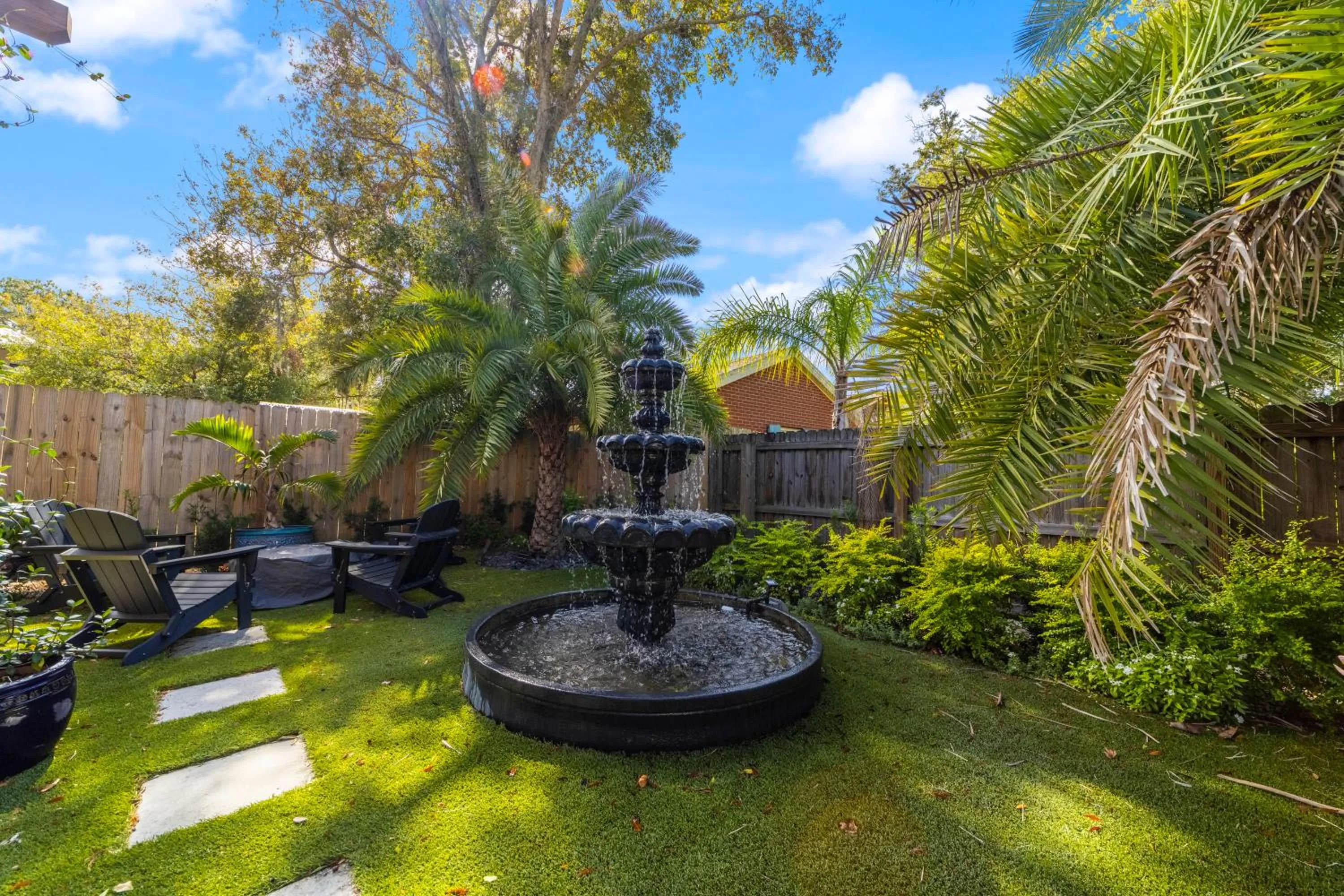 Inner courtyard view in Casa De Hernandez