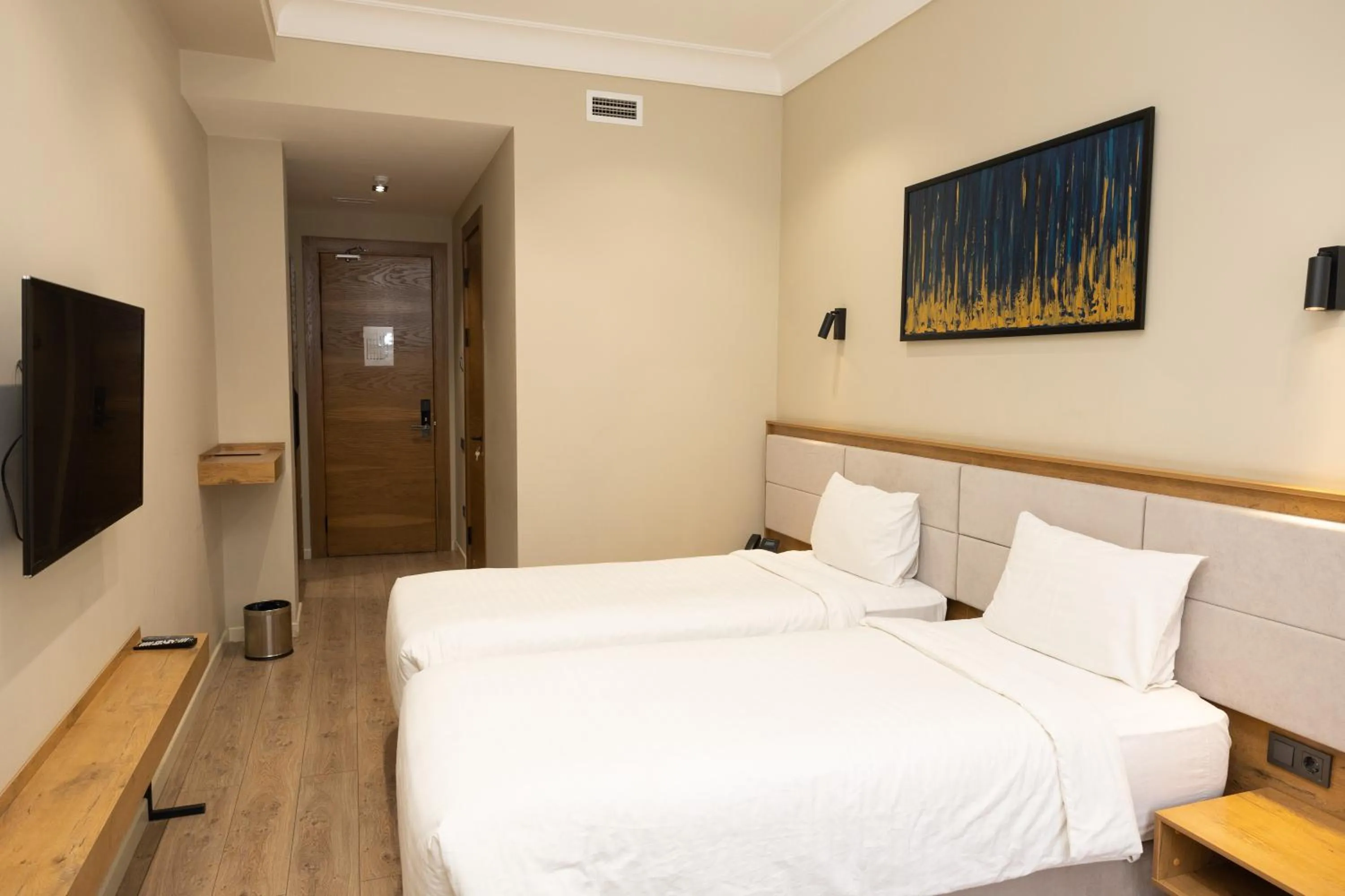 Bed in Hotel Marwa Tashkent Pool&Spa