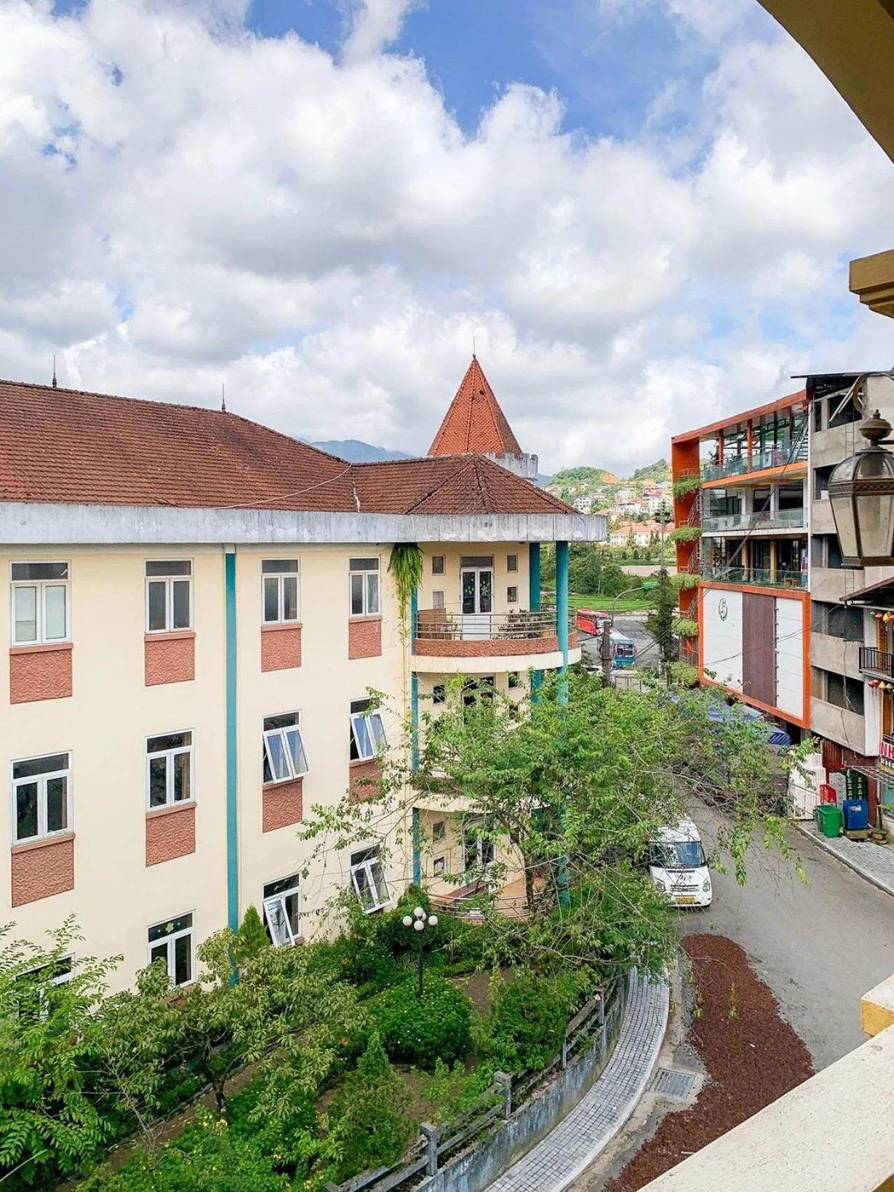 City view in Cherry Hotel