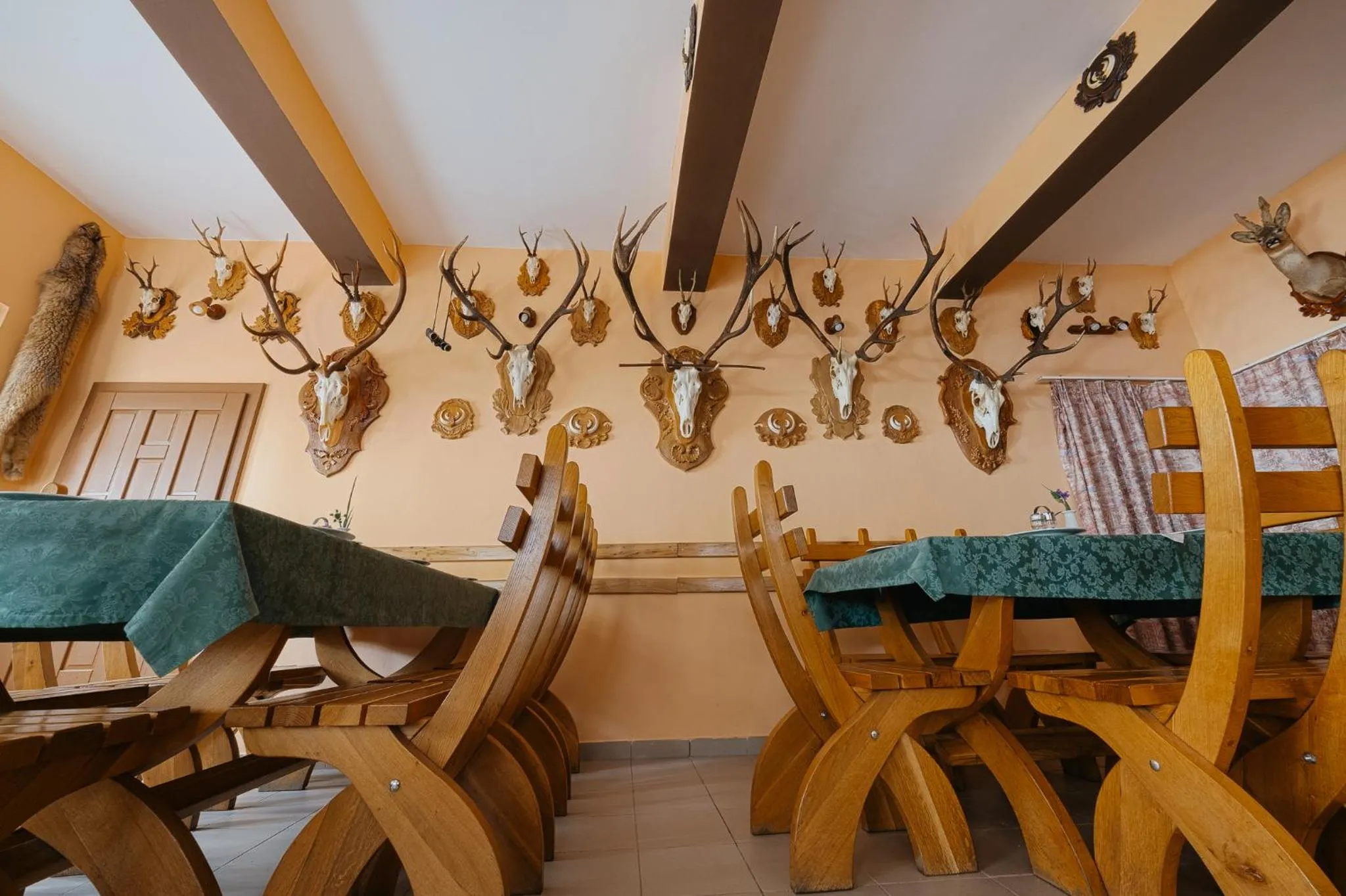 Restaurant/places to eat in Pensiunea Vanatorul