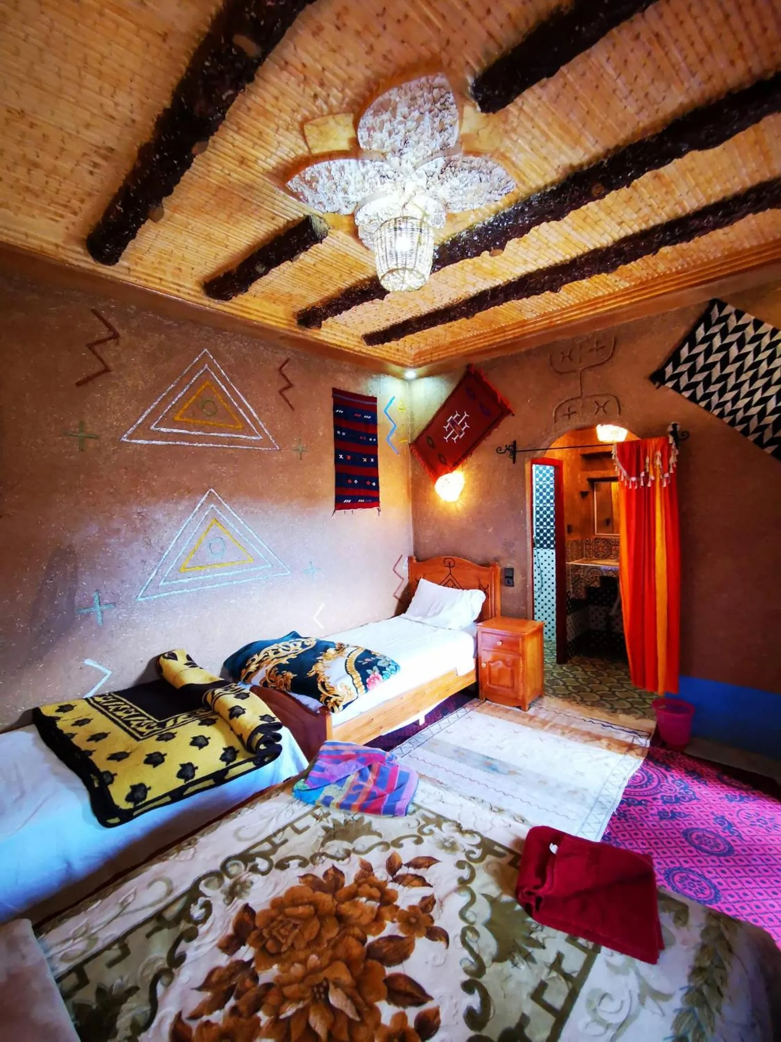 Bed in Auberge Amazigh