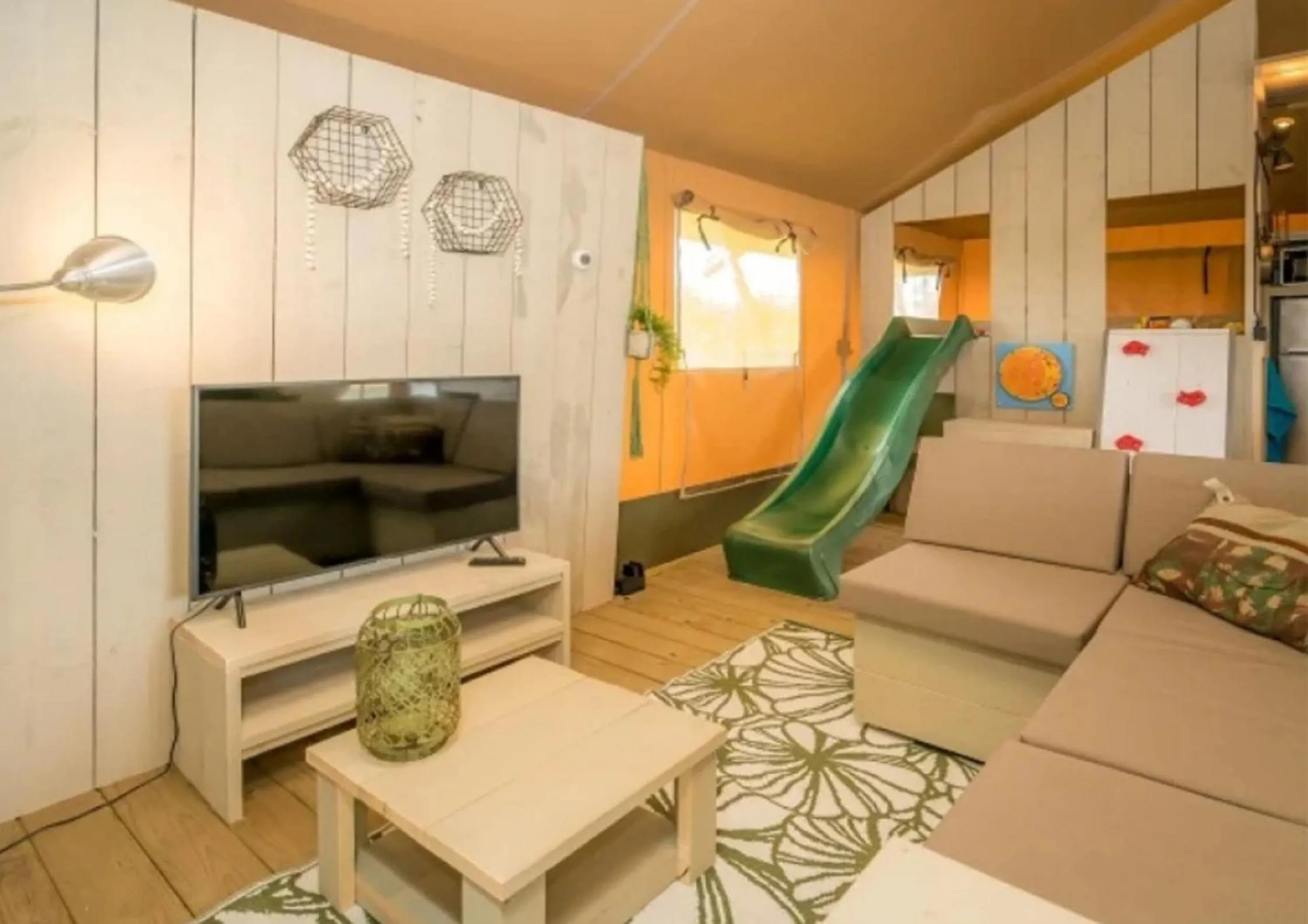 Living room in Camping de Brem