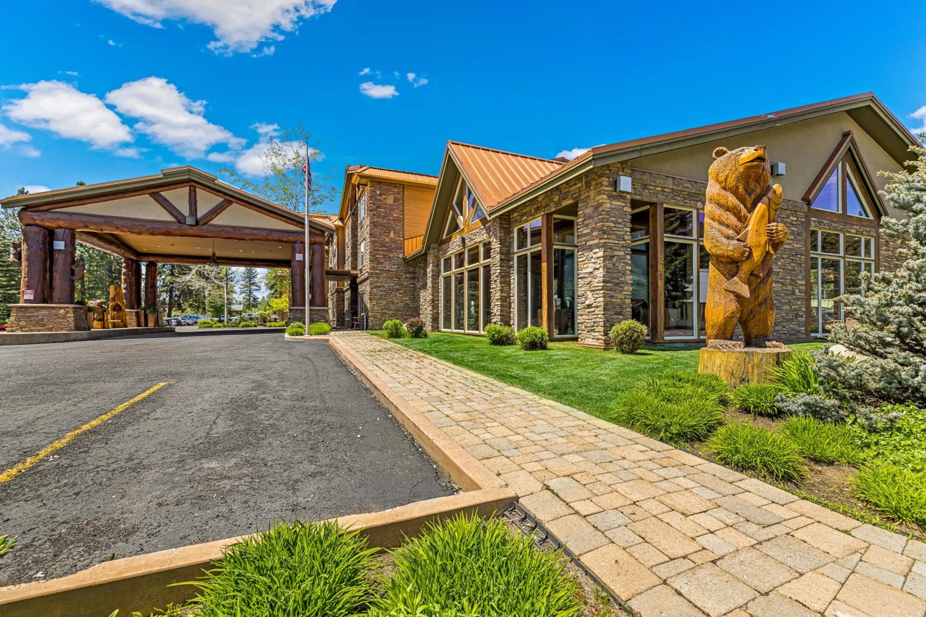 Property building in The Evergreen Hotel