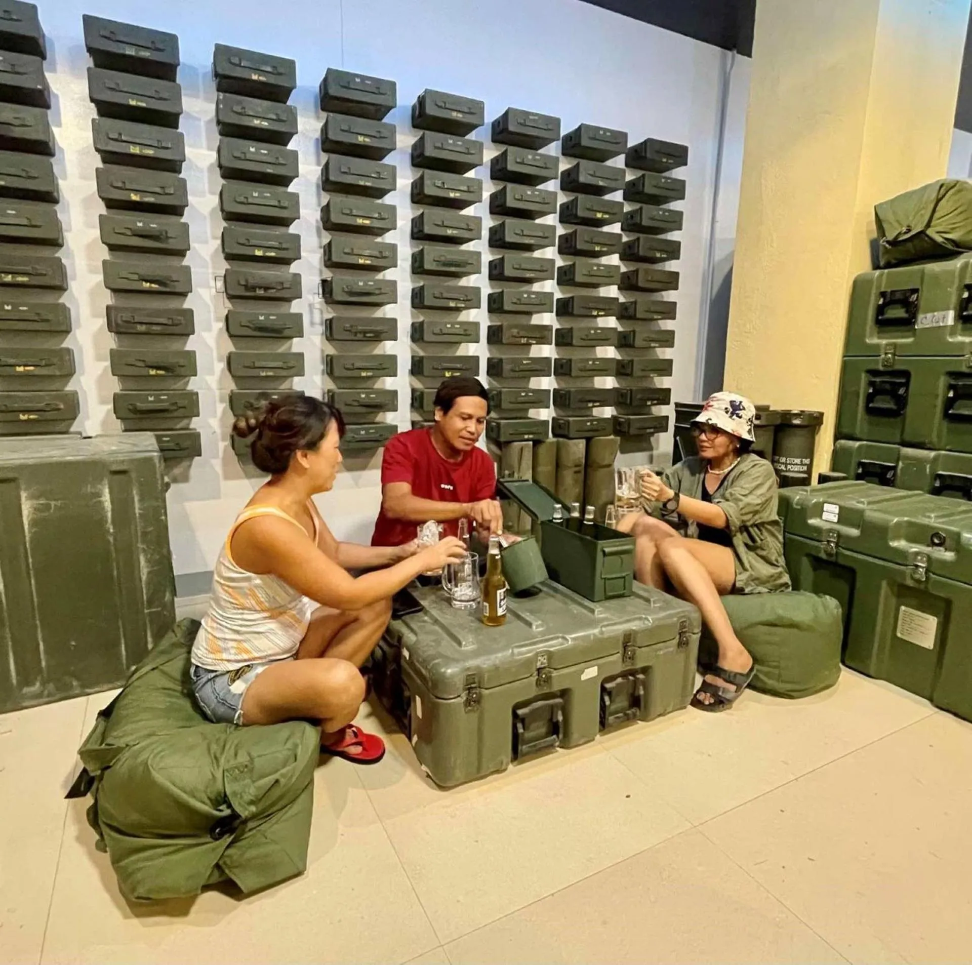 Lounge or bar in Camp Backpackers Port Barton