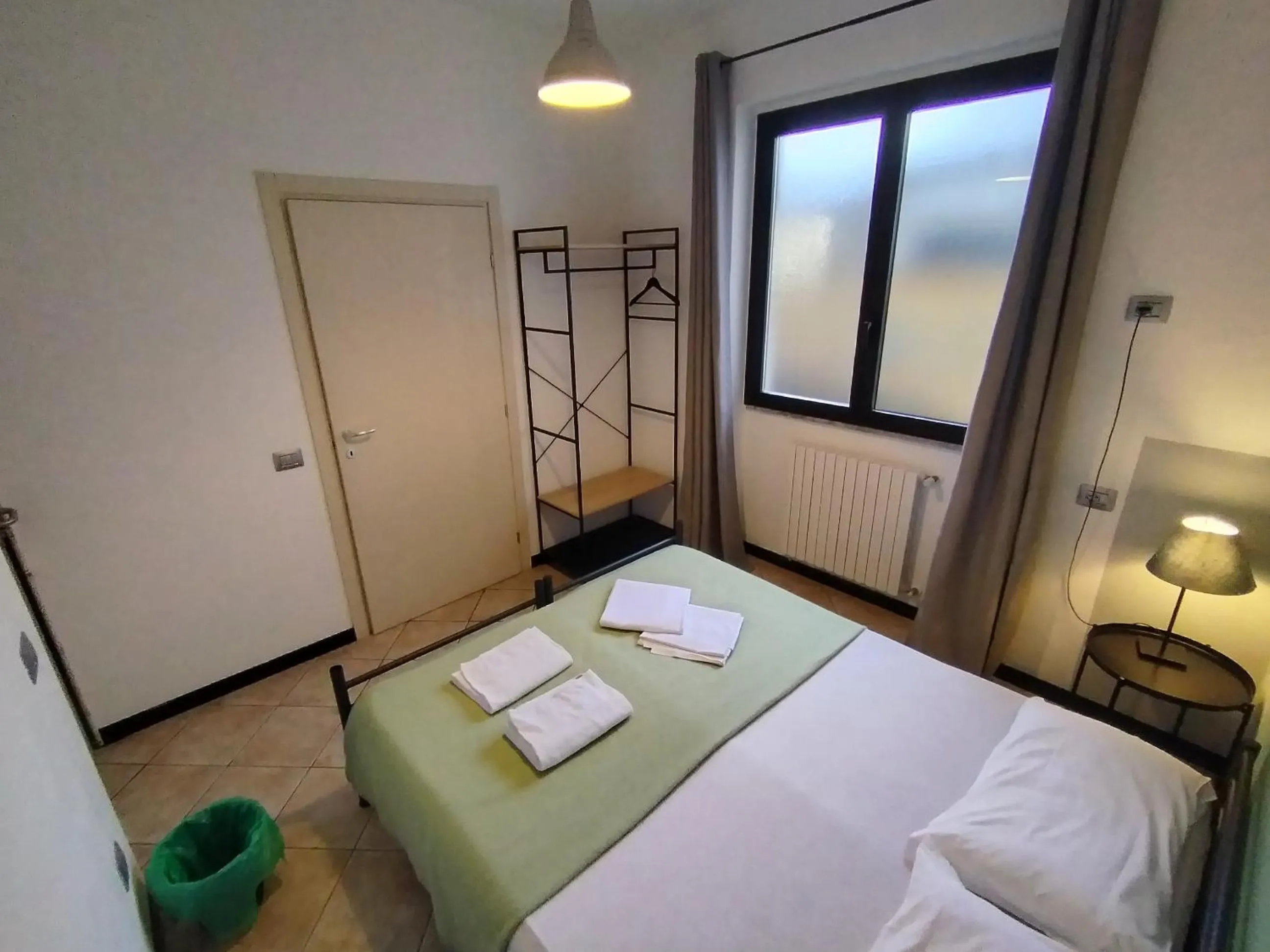 Bed in Lake Como Beach Hostel