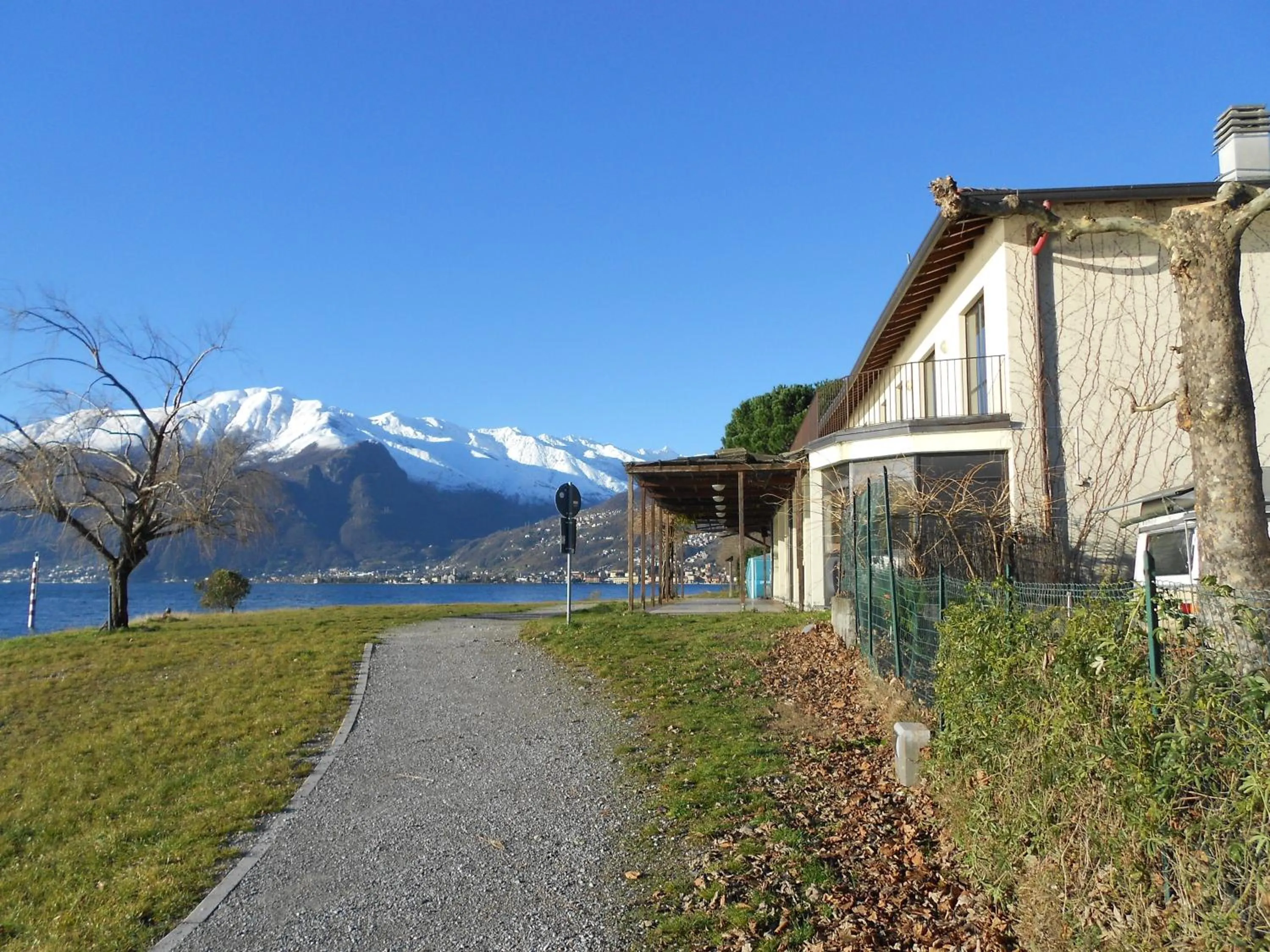 Property building in Lake Como Beach Hostel