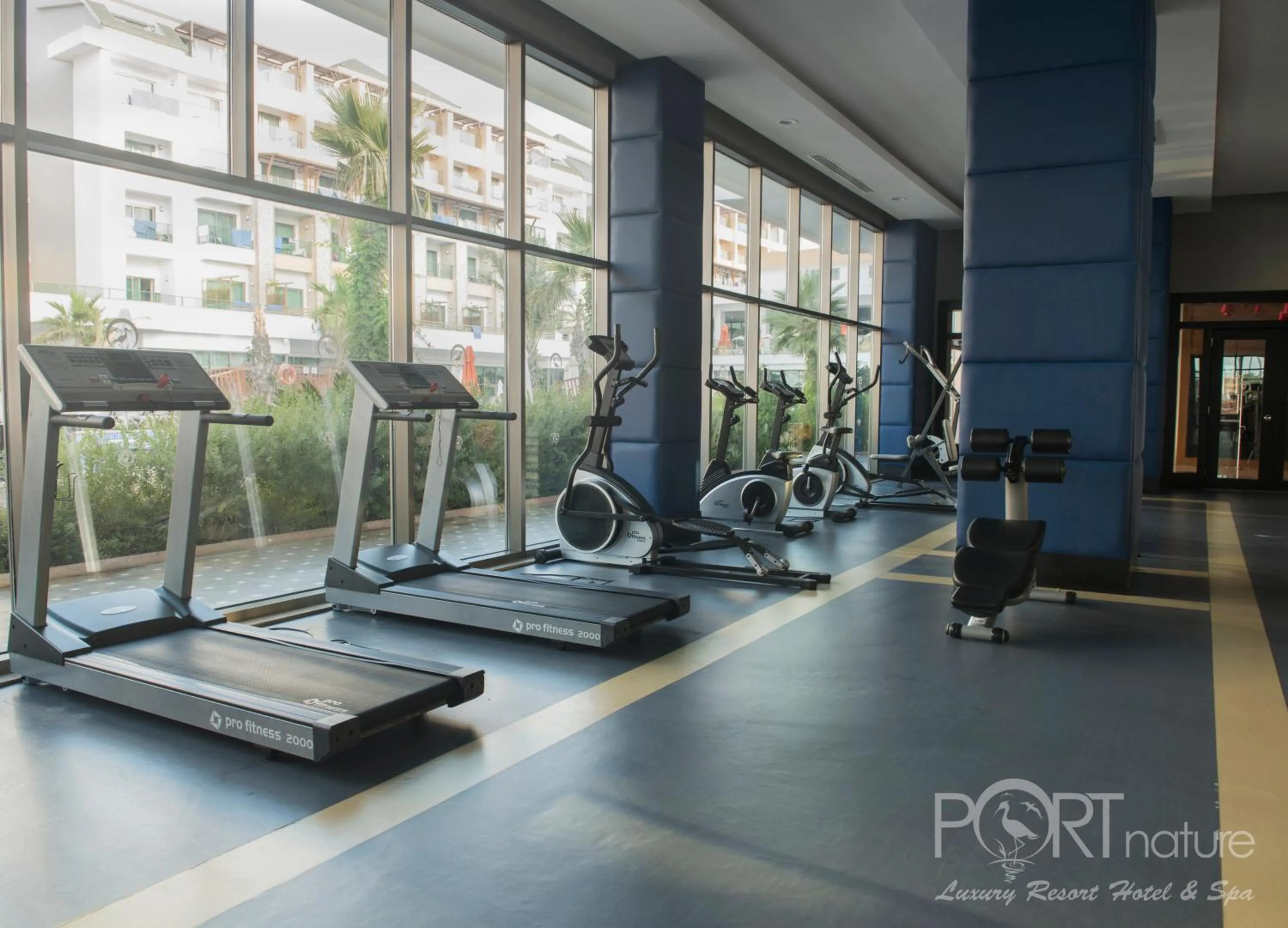 Fitness centre/facilities in Port Nature Luxury Resort
