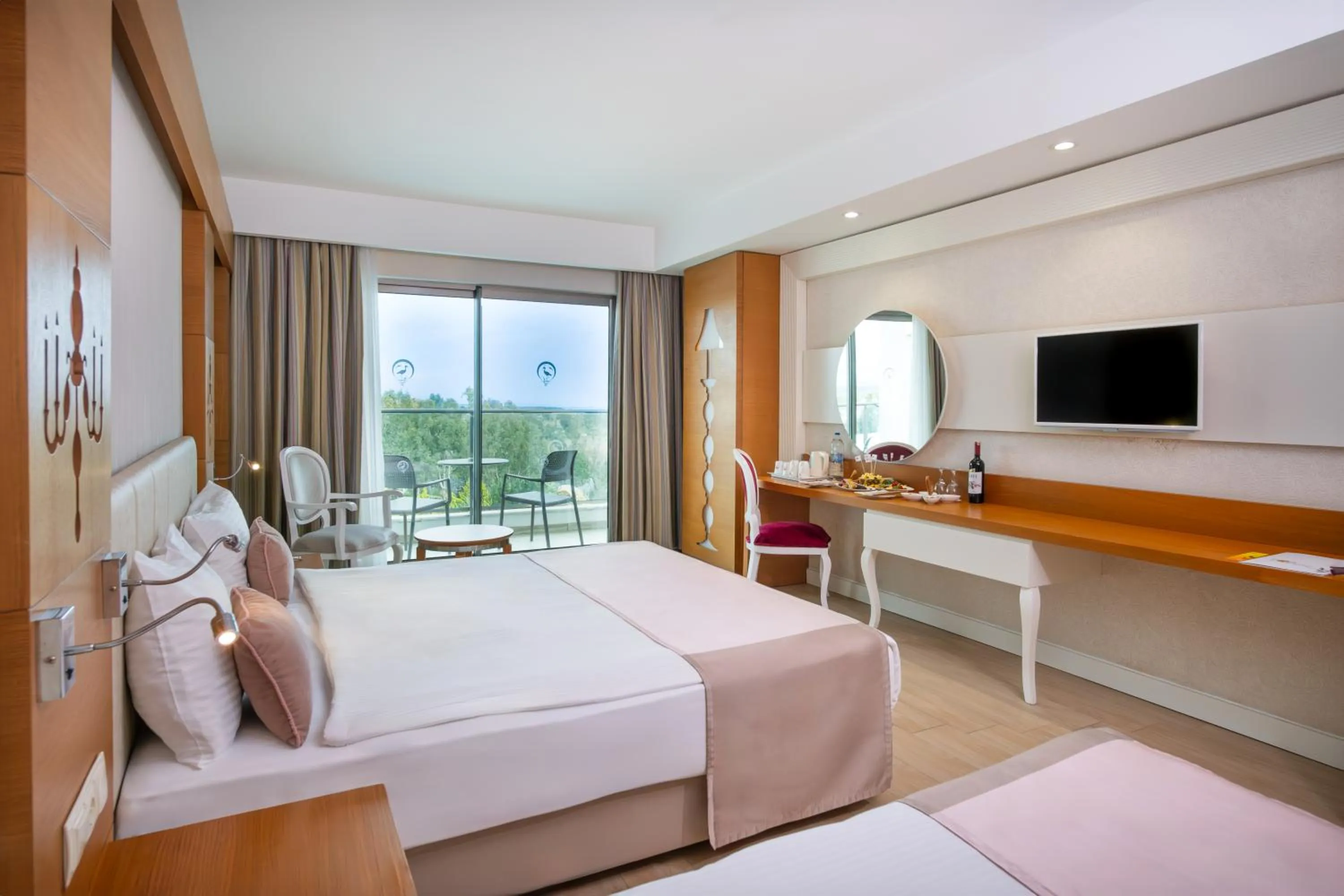 Bed in Port Nature Luxury Resort