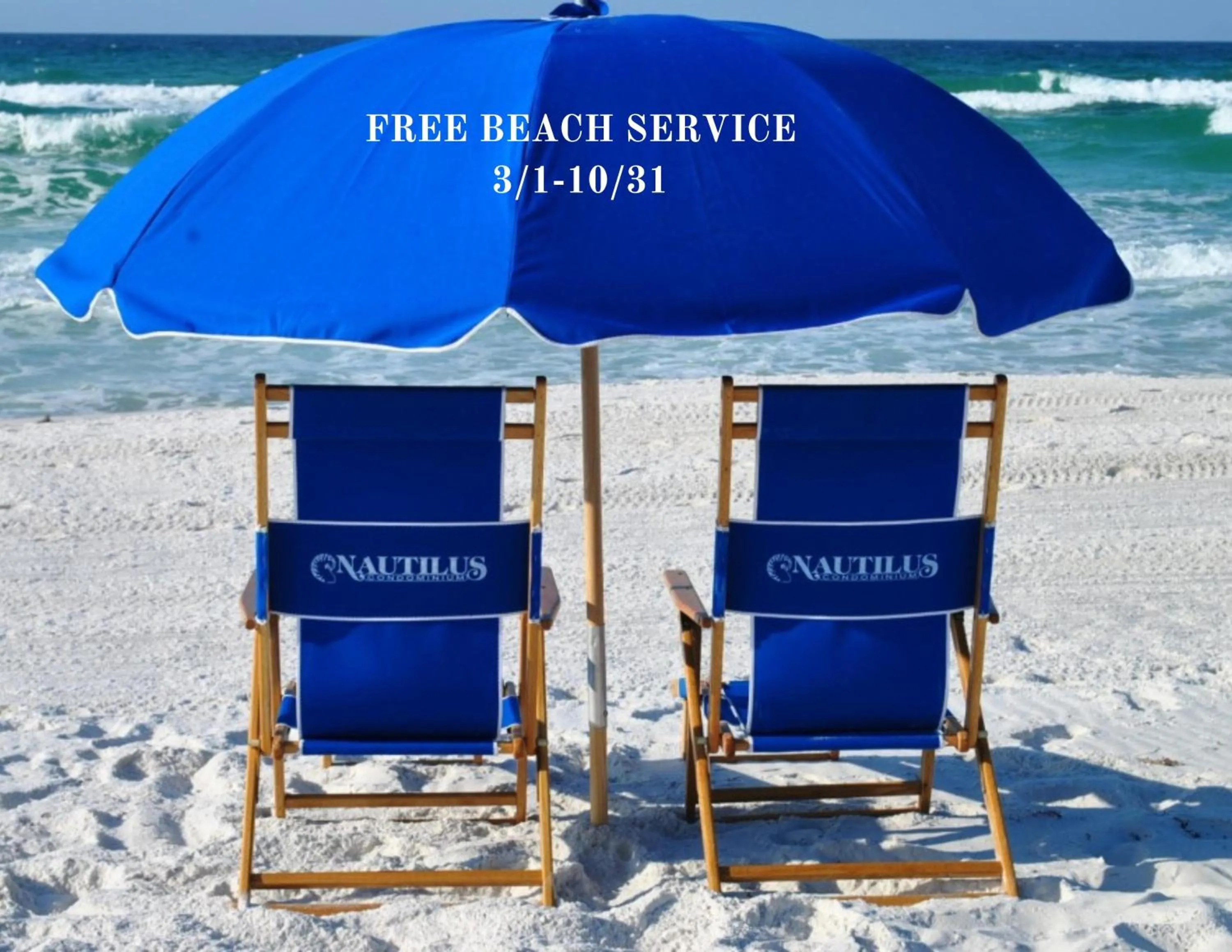 Nautilus 1703 Gulf Front Large 2 BR 2 BA Penthouse 7th Floor
