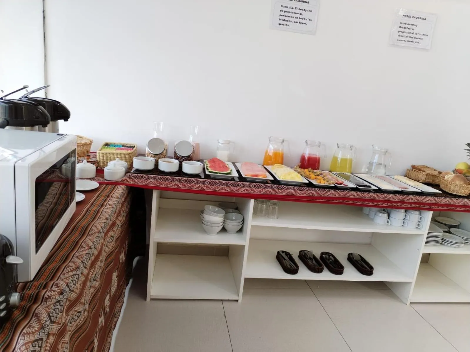 Breakfast in Paqarina San Blas