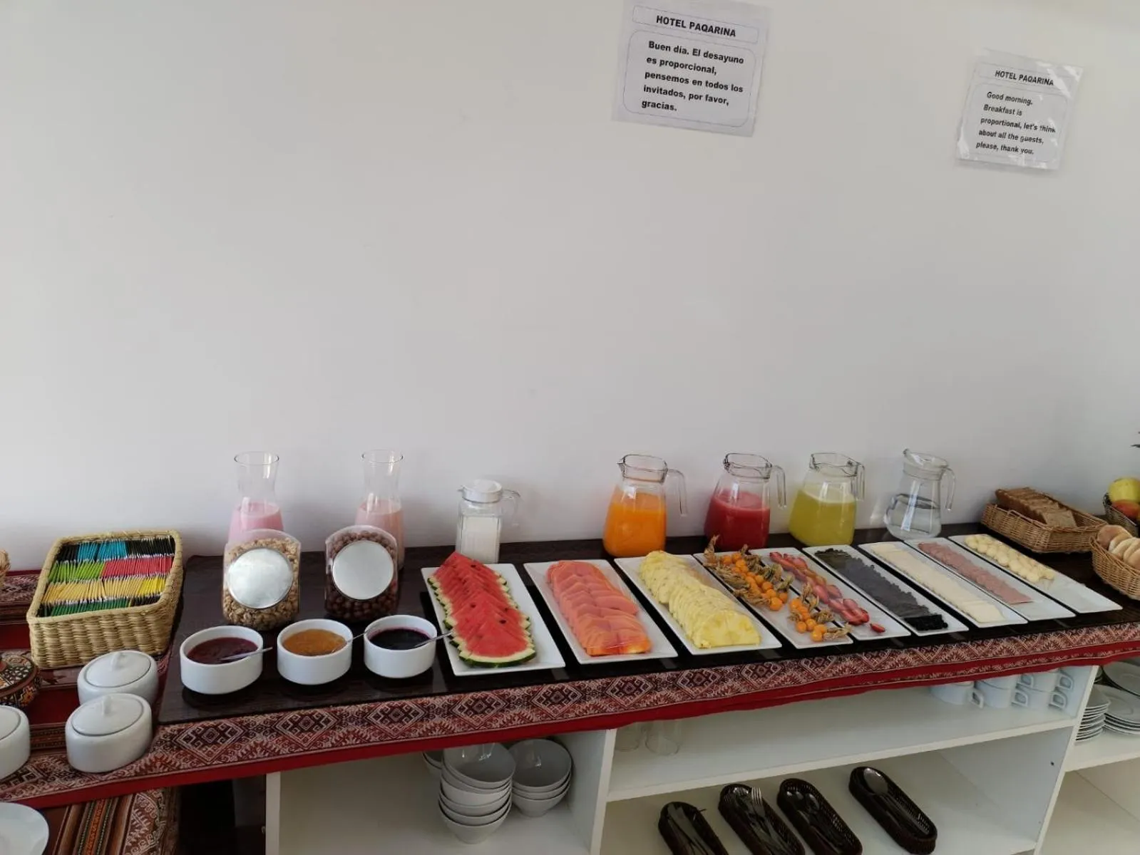 Breakfast in Paqarina San Blas