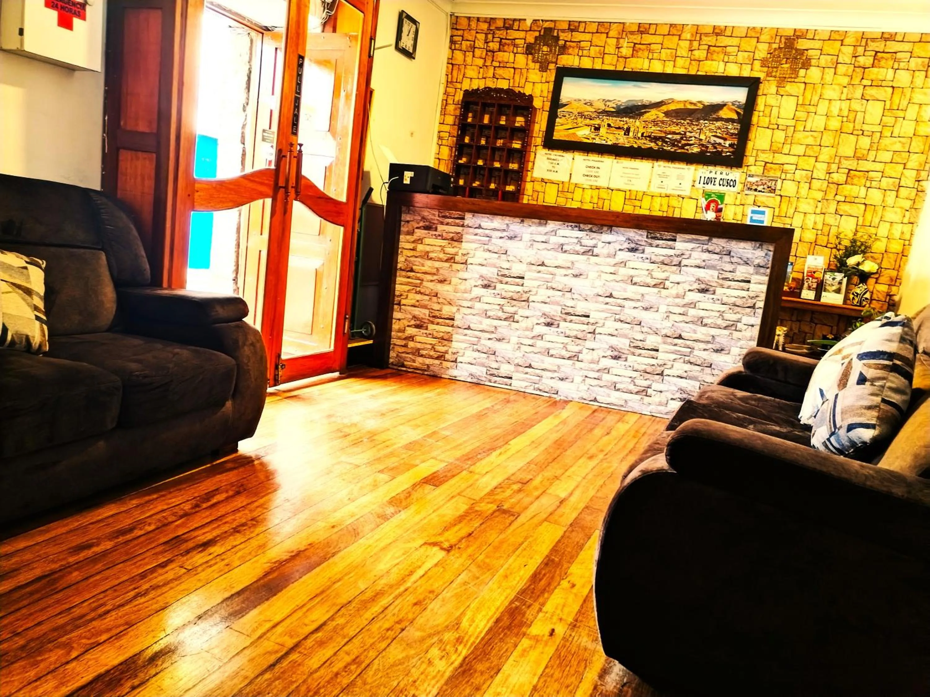 Lobby or reception in Paqarina San Blas