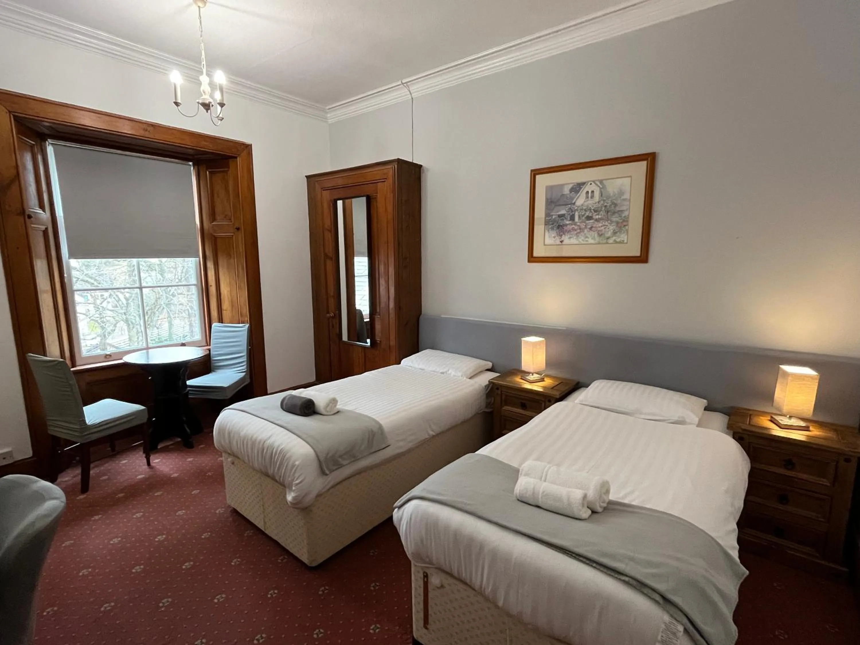 Bedroom, Bed in Columba House