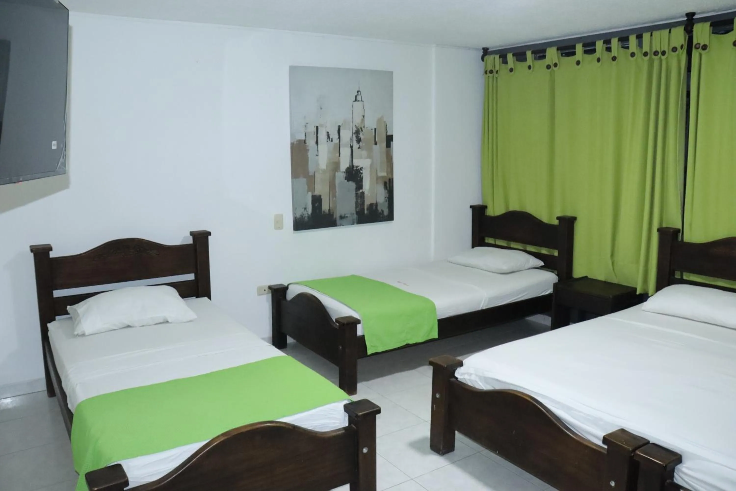 Bed in Hotel Inambu Villavicencio