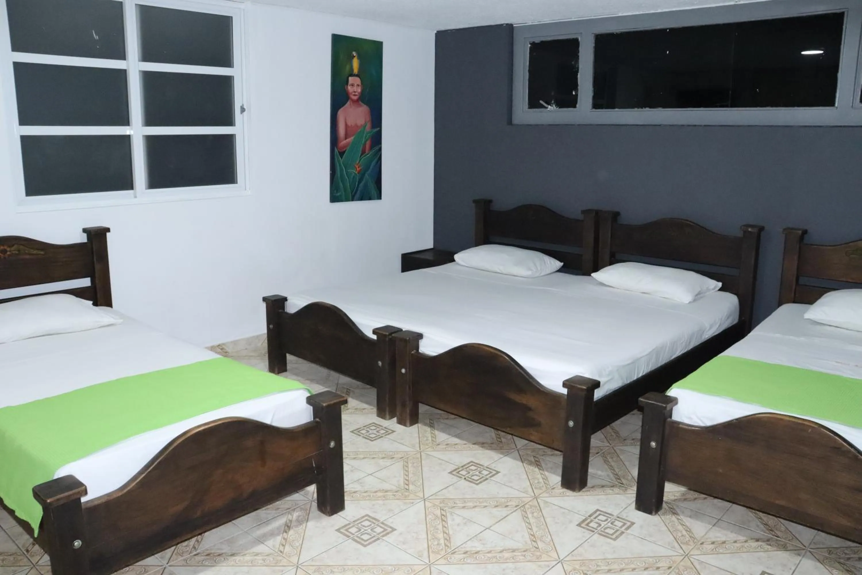 Bed in Hotel Inambu Villavicencio