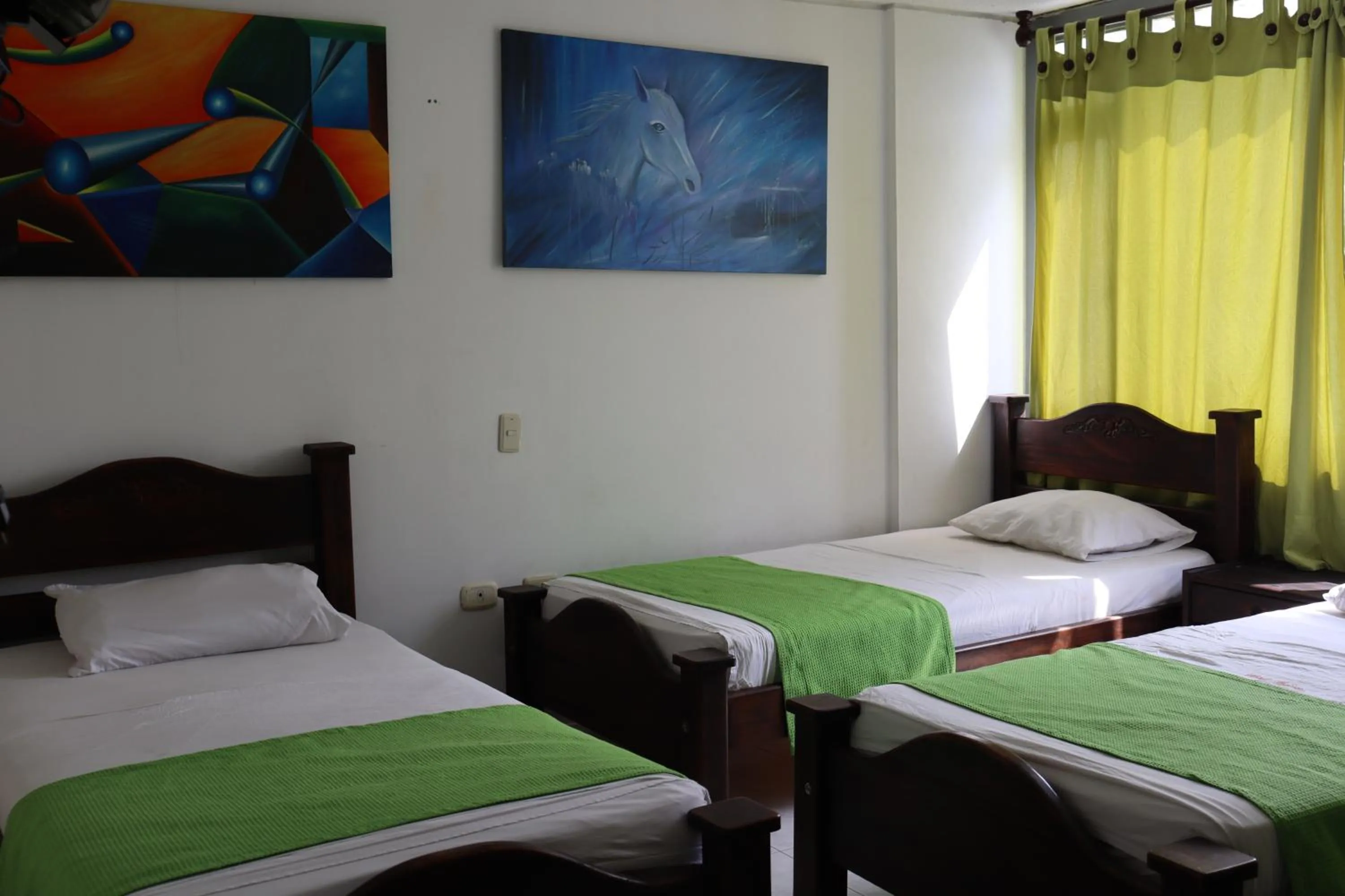 Bed in Hotel Inambu Villavicencio