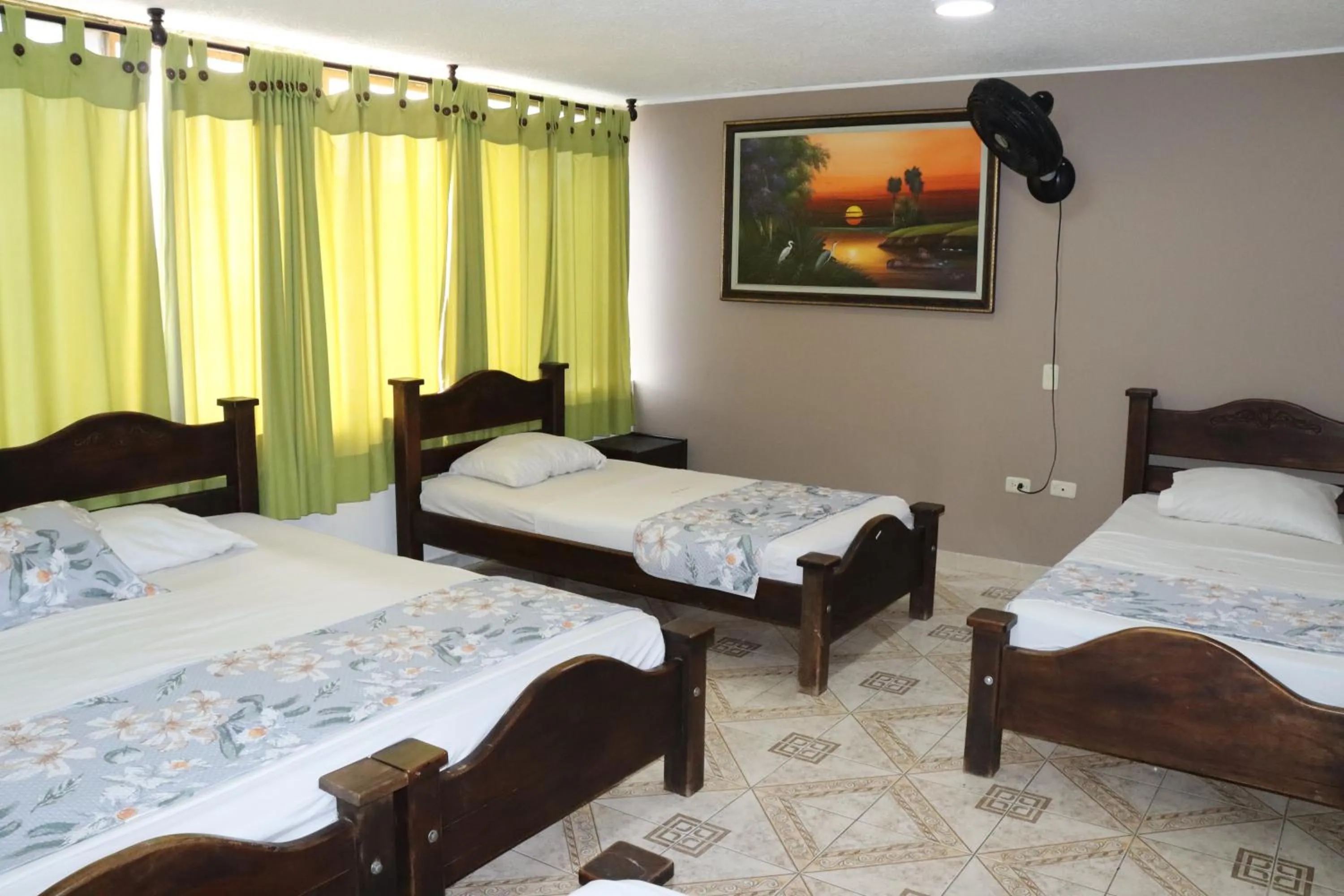Bed in Hotel Inambu Villavicencio