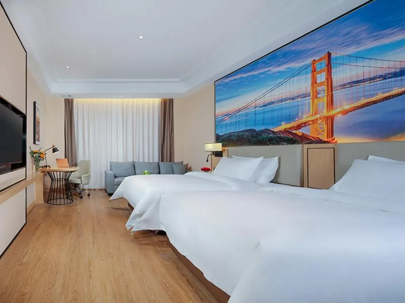 Bed in Vienna International Hotel Chongqing North Station