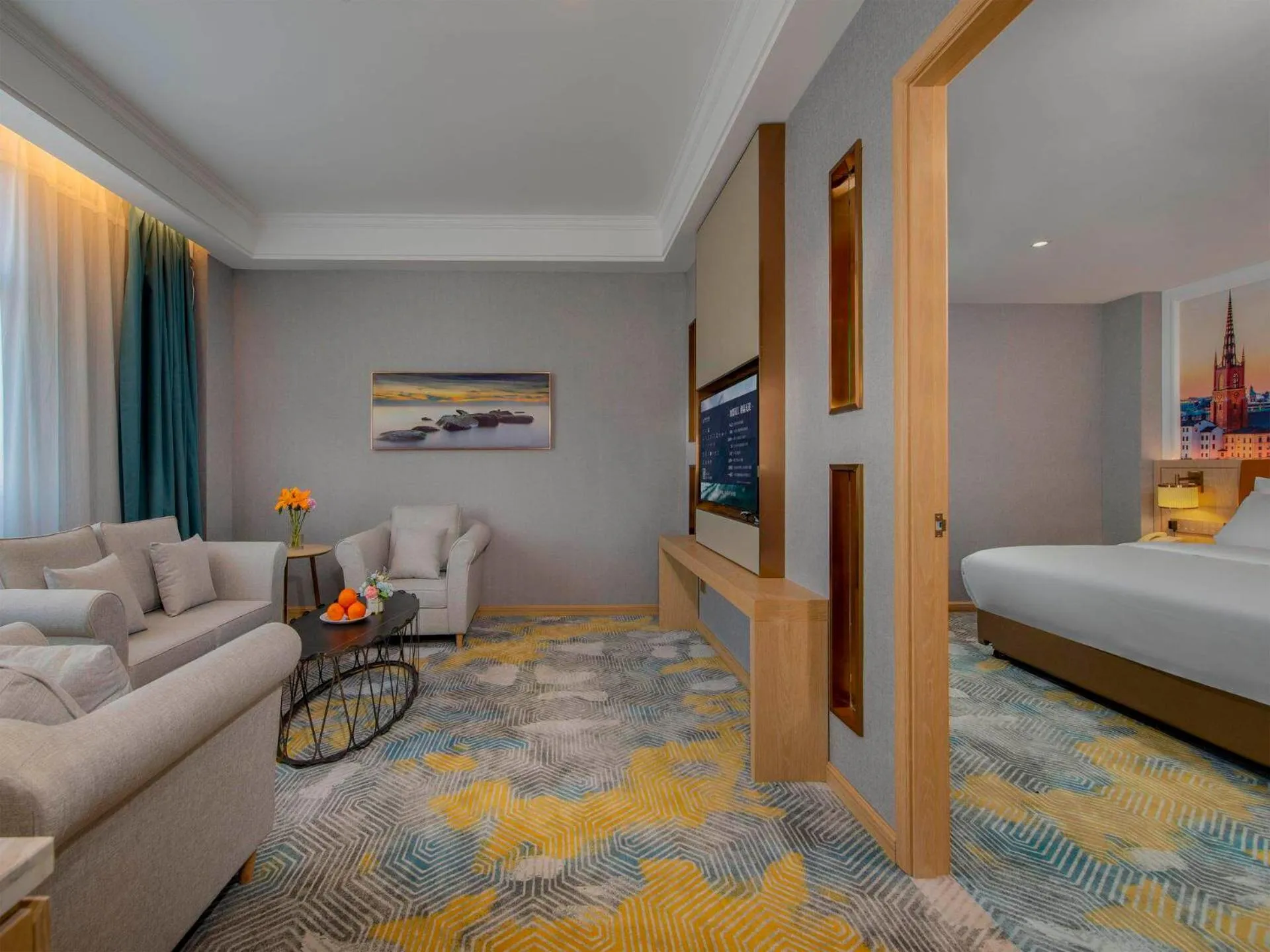 Bed in Vienna Hotels Yuncheng Hedong Street Wanda Store