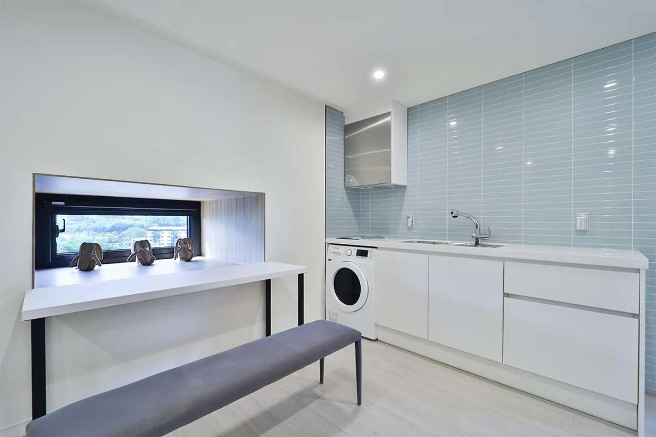 washing machine in Doan Kids Hotel Yangsan