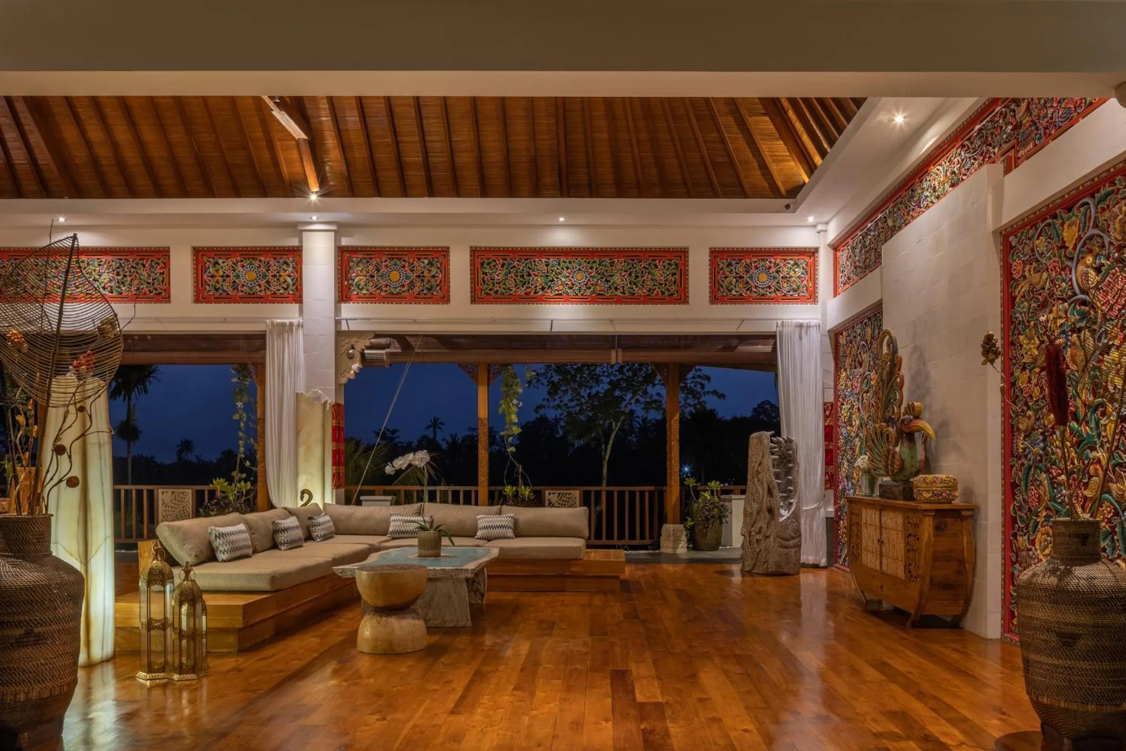 Living room in Villa Lembah Damai