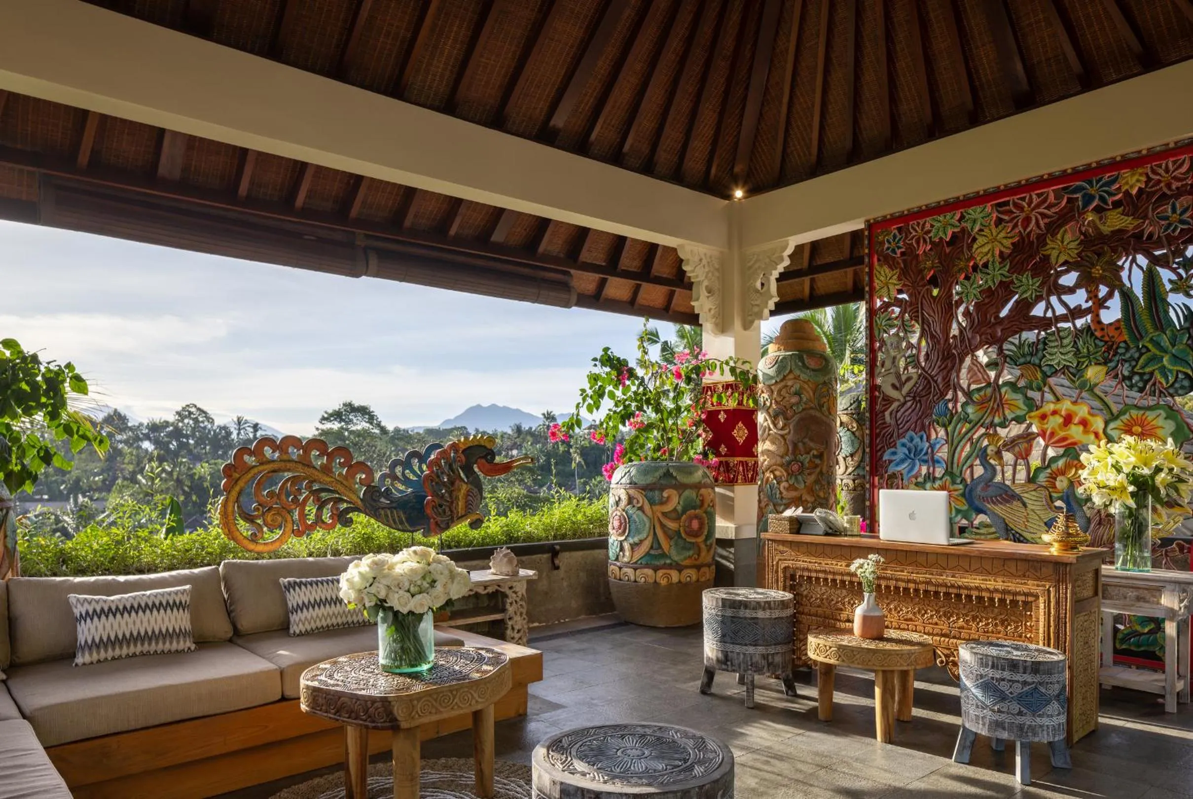 Lobby or reception in Villa Lembah Damai