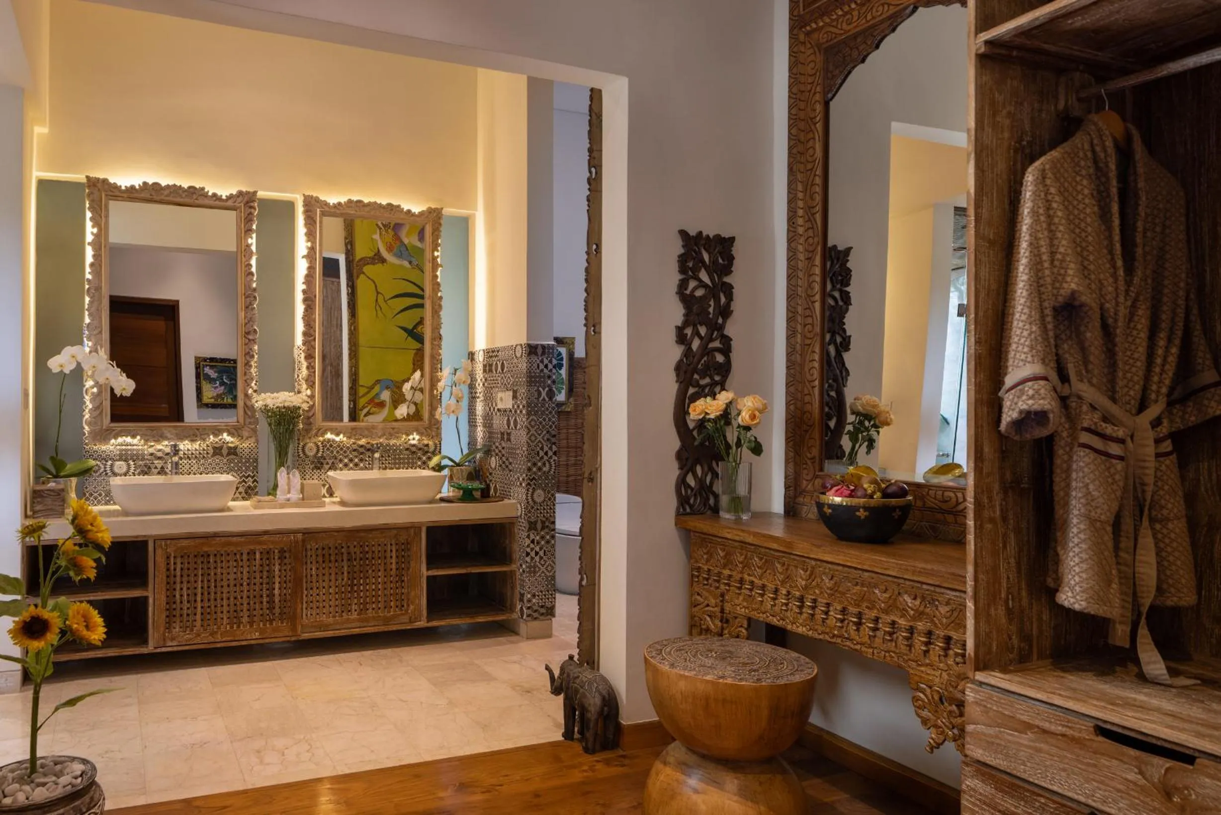 Bathroom in Villa Lembah Damai