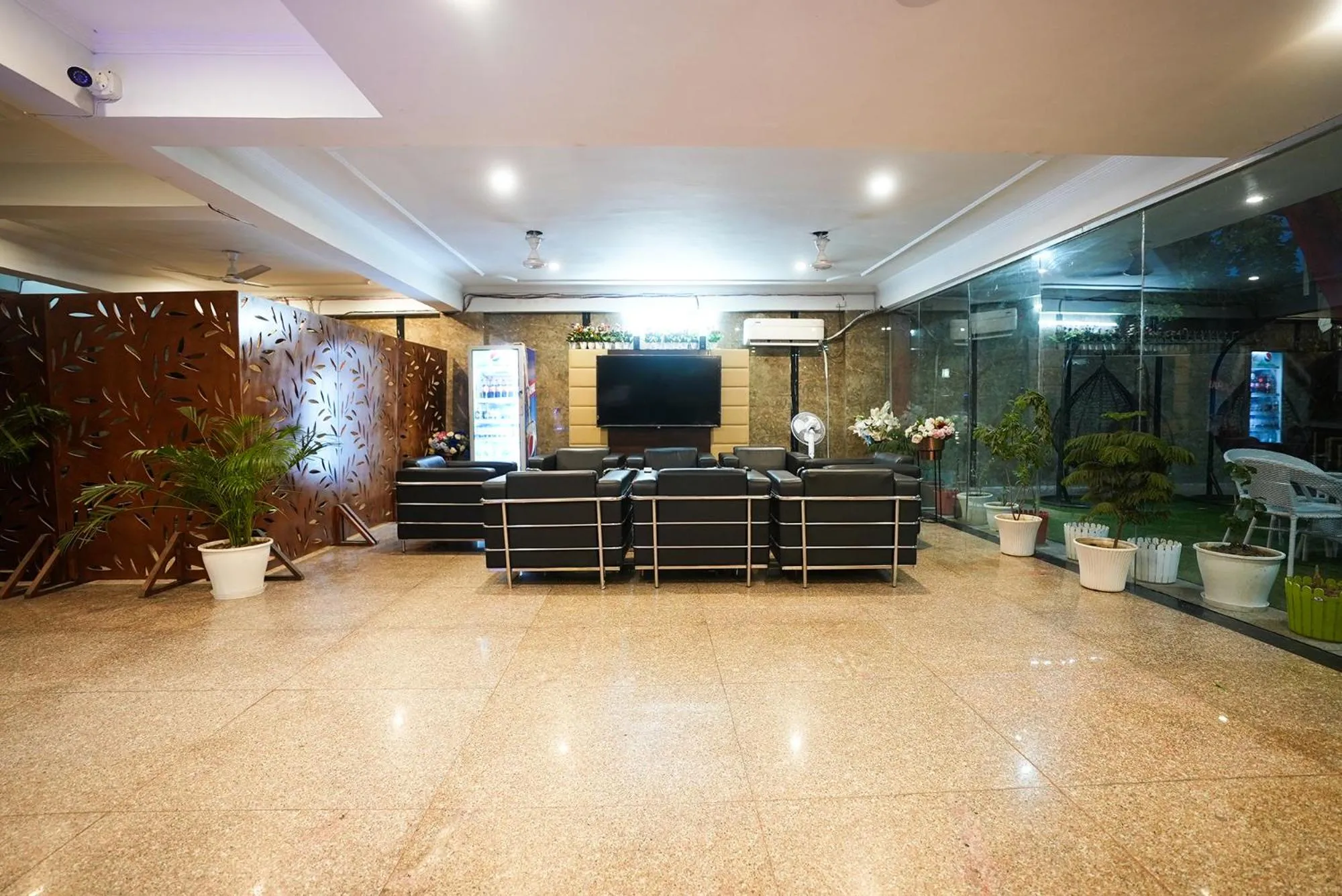 Seating area in FabHotel Tanvi Premium