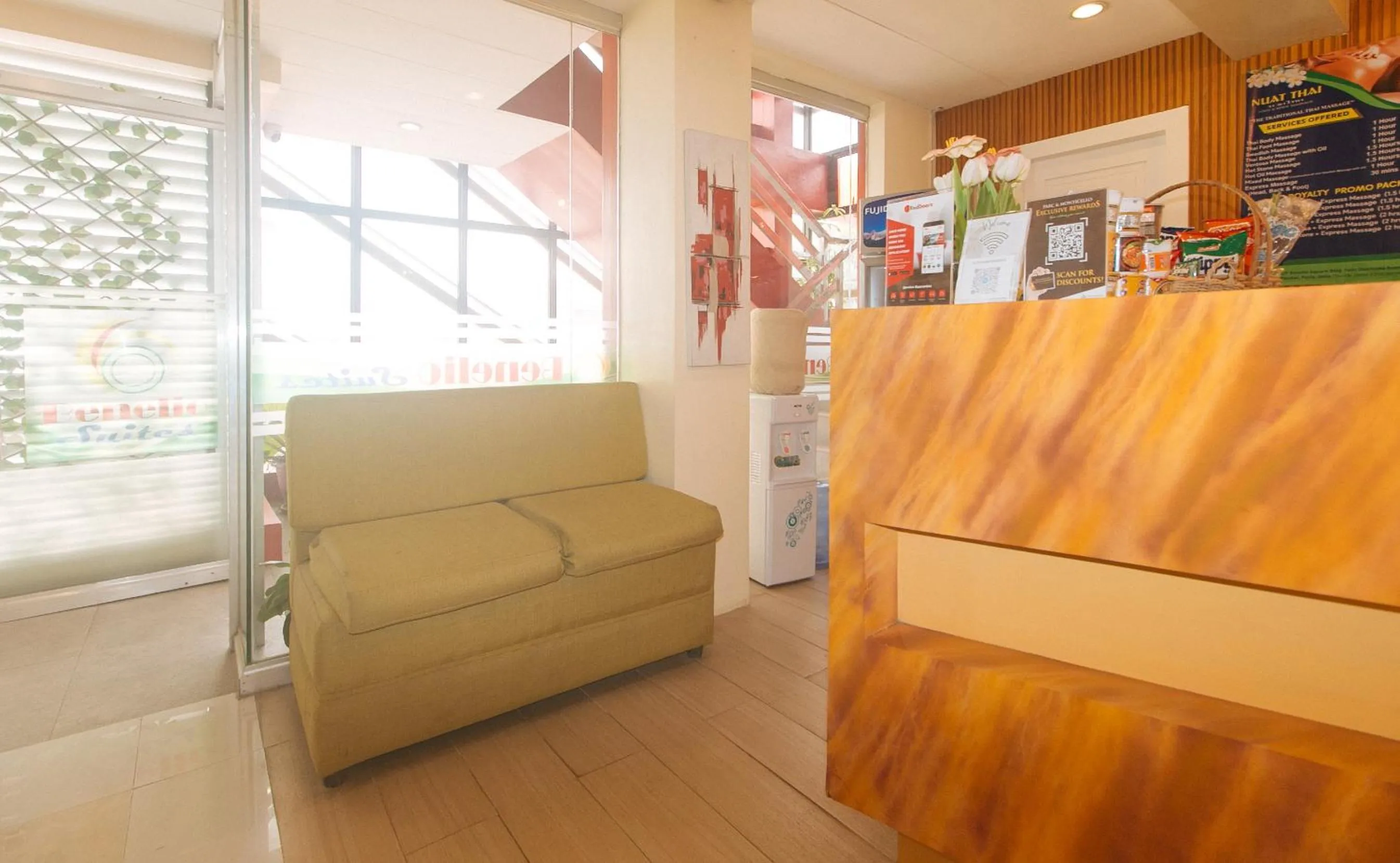 Living room in RedDoorz @ Benelio Suites Pavia Iloilo