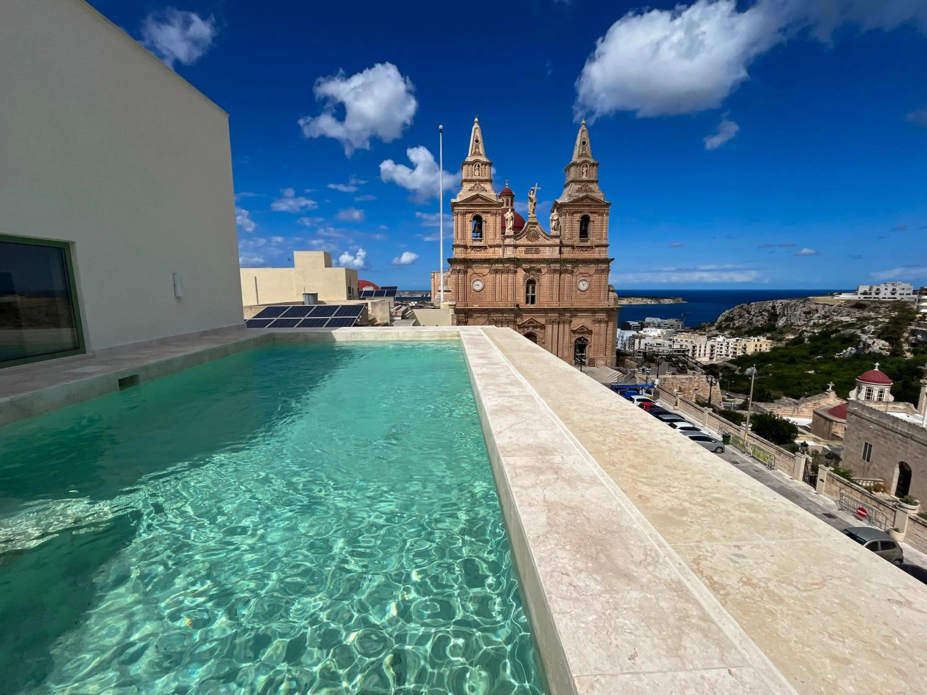 Pool view in DOMS Boutique Living