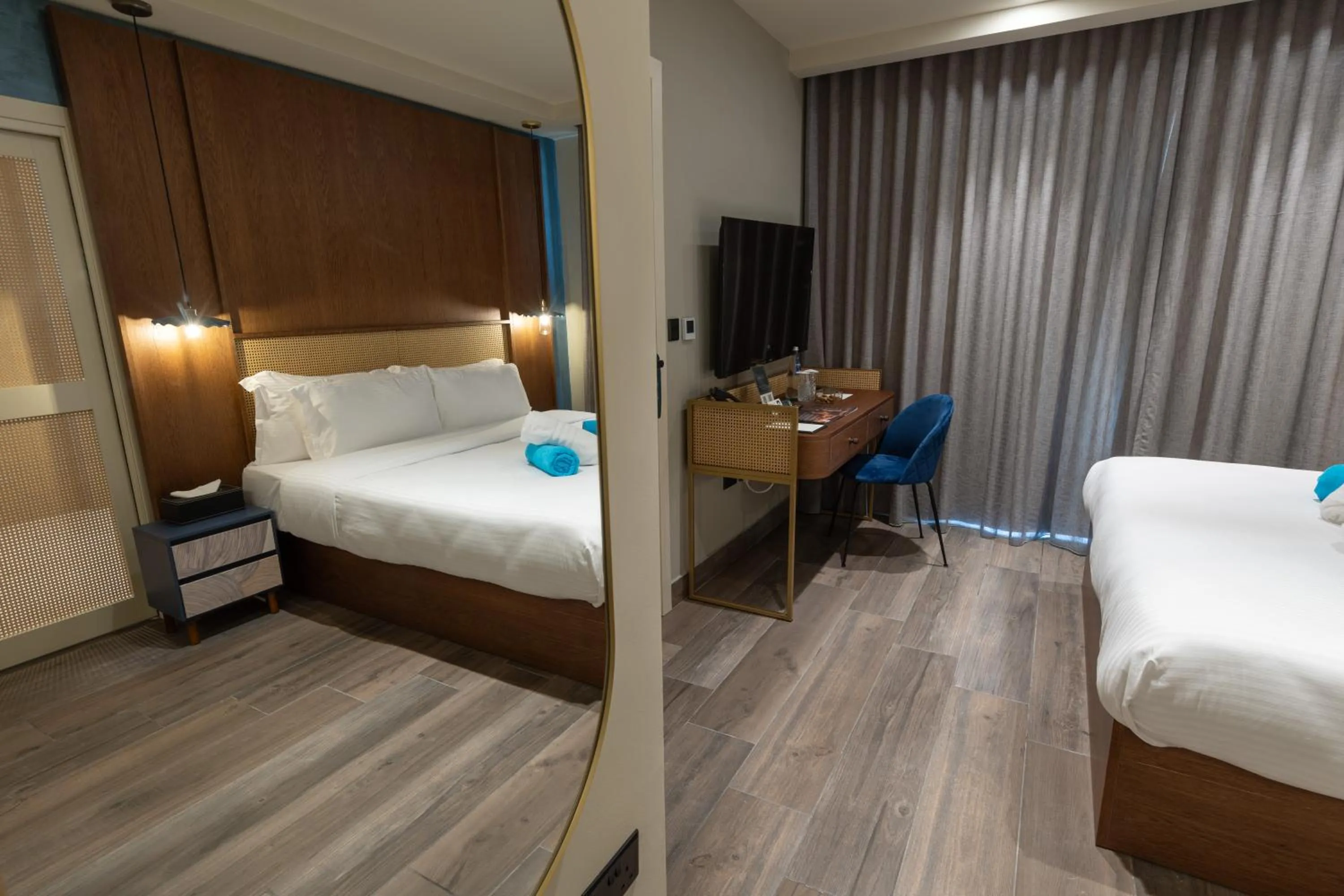 Photo of the whole room, Bed in DOMS Boutique Living