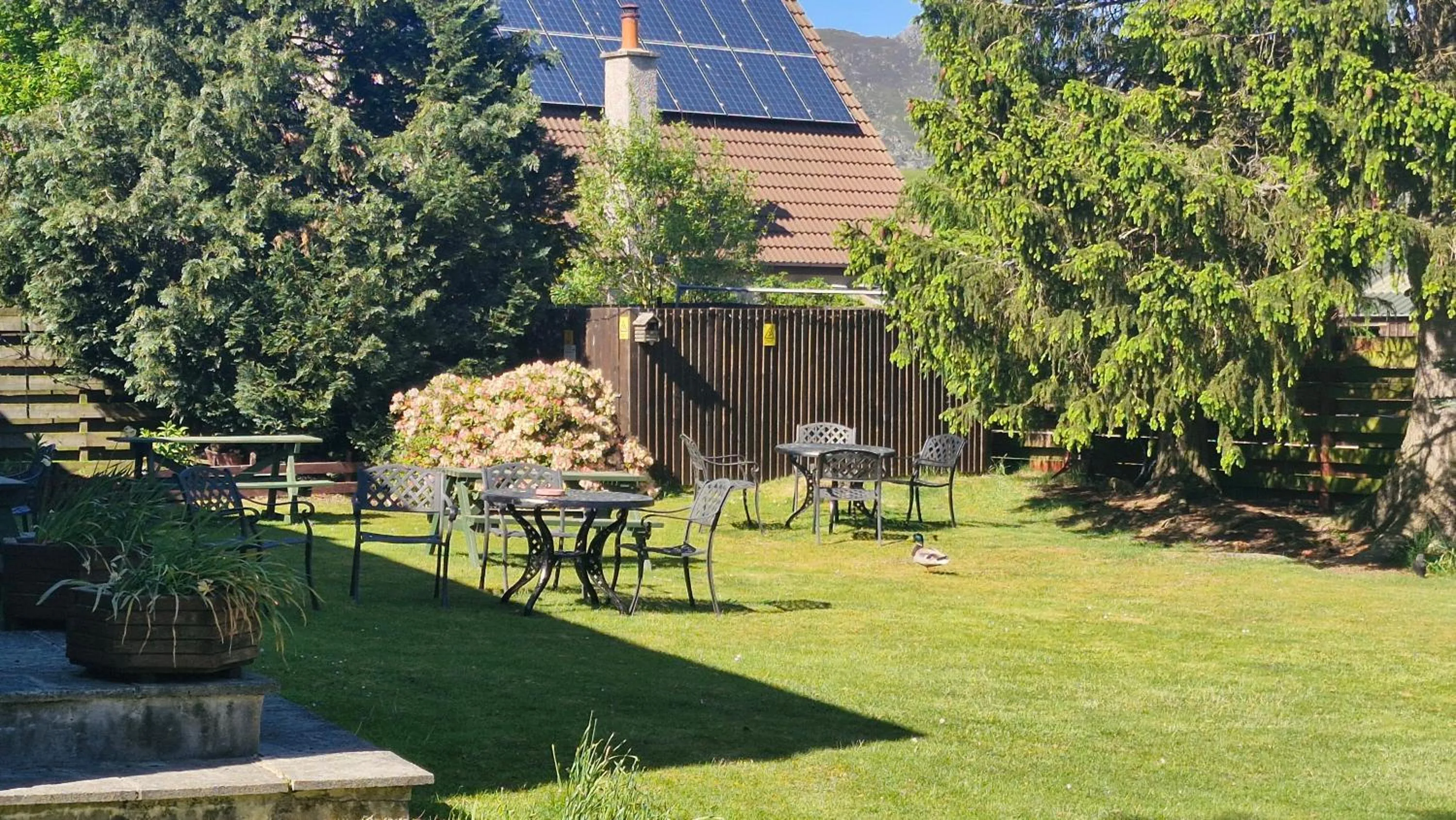 Garden in Highlander Hotel ‘A Bespoke Hotel’