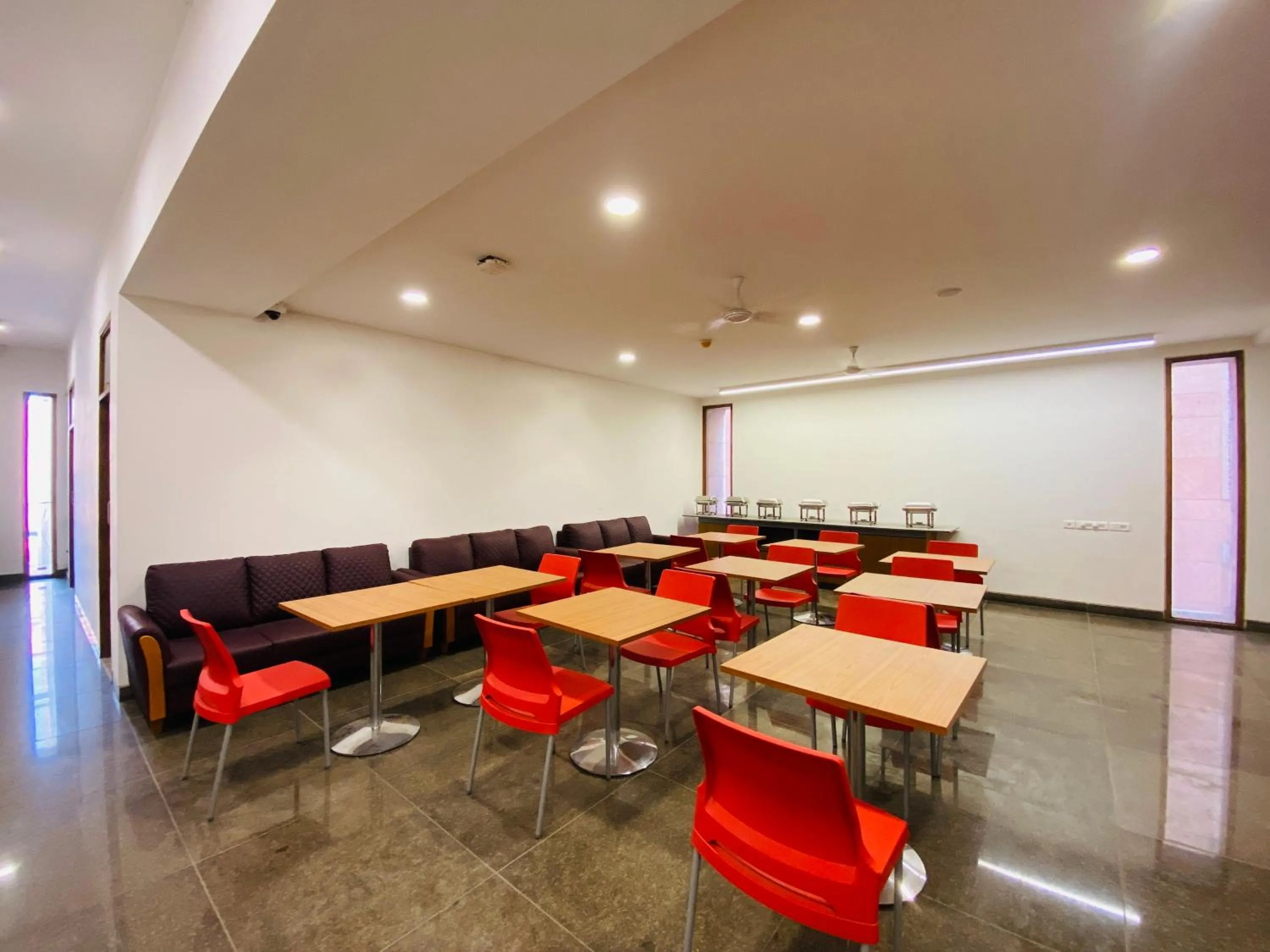 Dining area in Southern Grand Kashi - Inside Kashi Vishwanath Temple Corridor