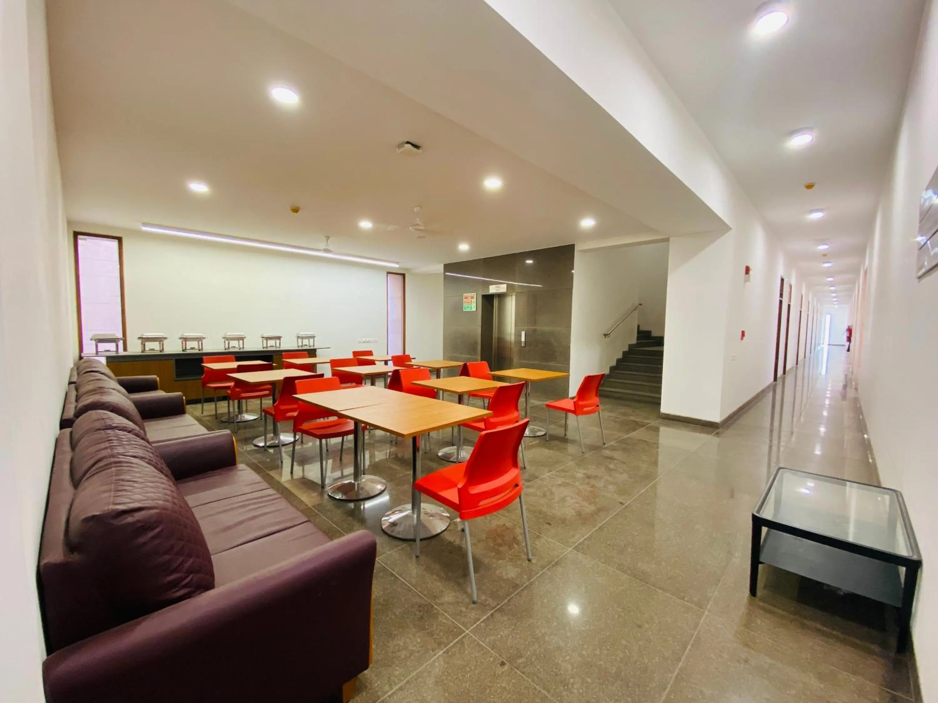 Seating area in Southern Grand Kashi - Inside Kashi Vishwanath Temple Corridor