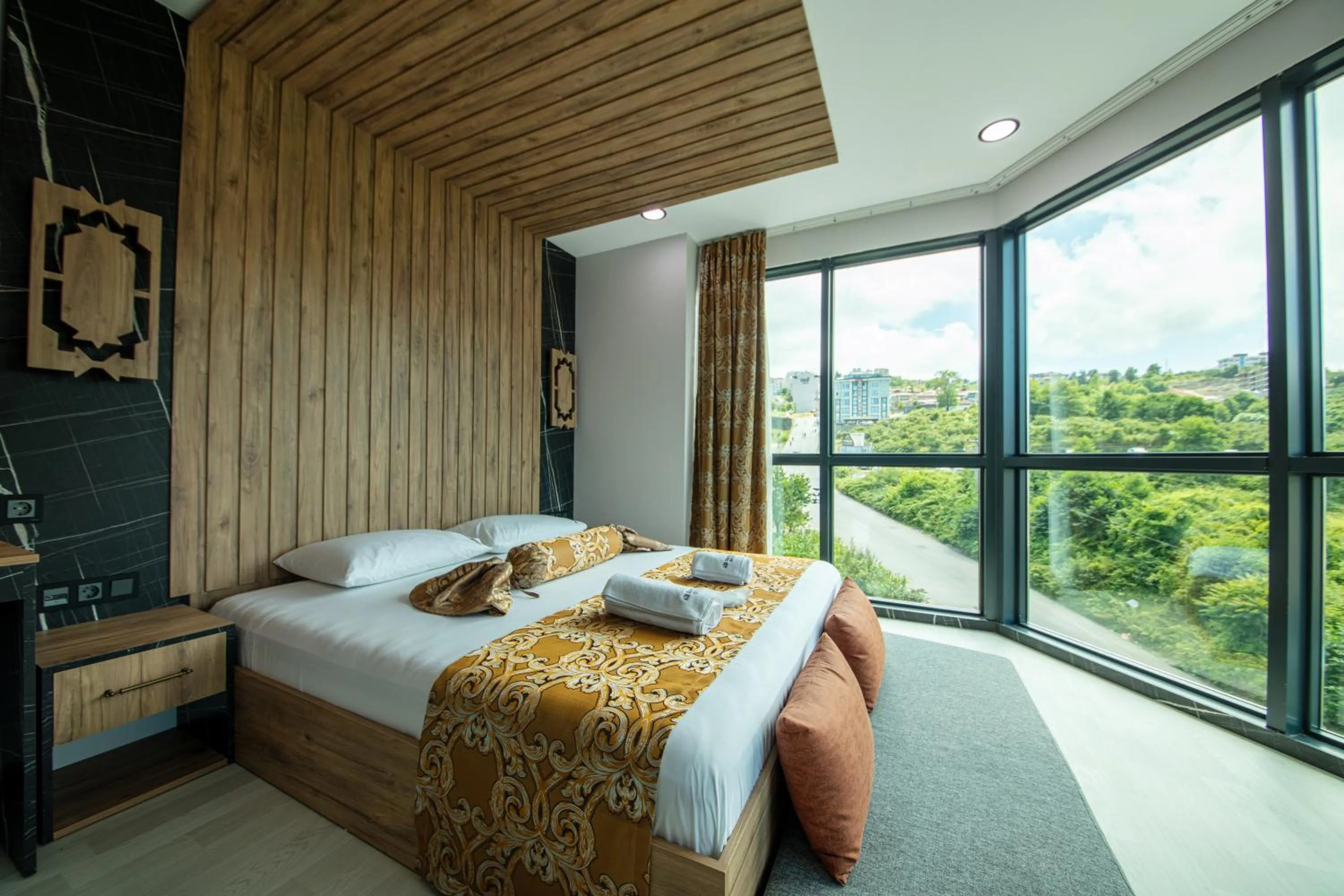 Bed in Air Barbaros Hotel Trabzon