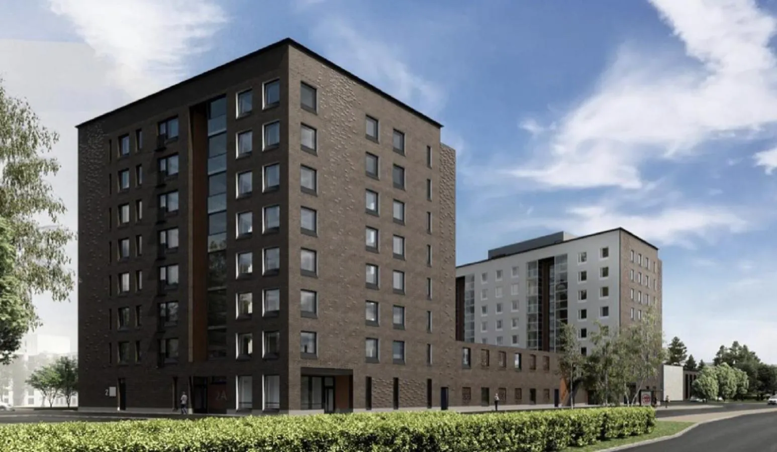 Property building in BOSSHOMES Apartments Espoo - Close to Helsinki and access to Airport