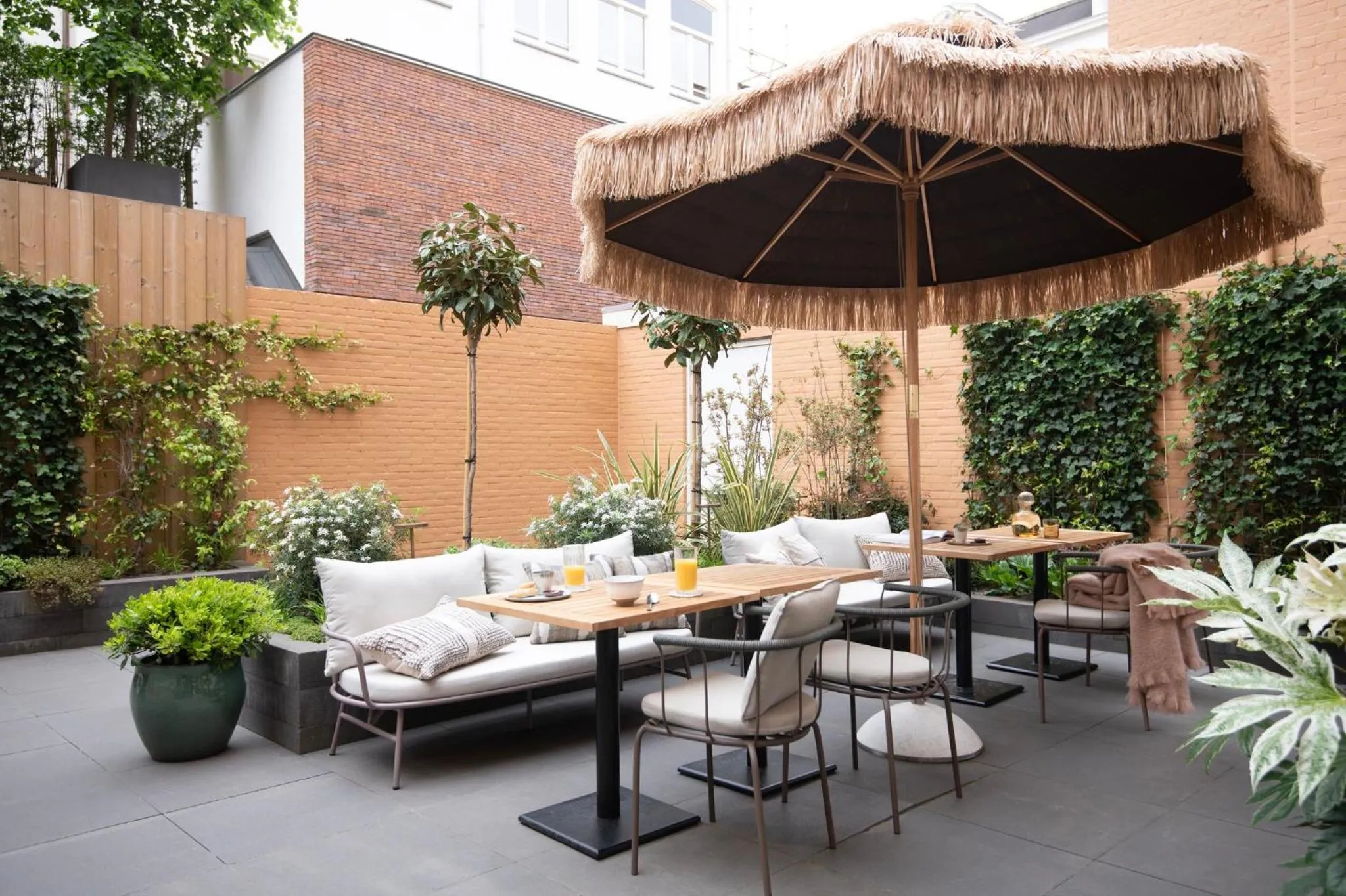 Garden in Jan Luyken Amsterdam