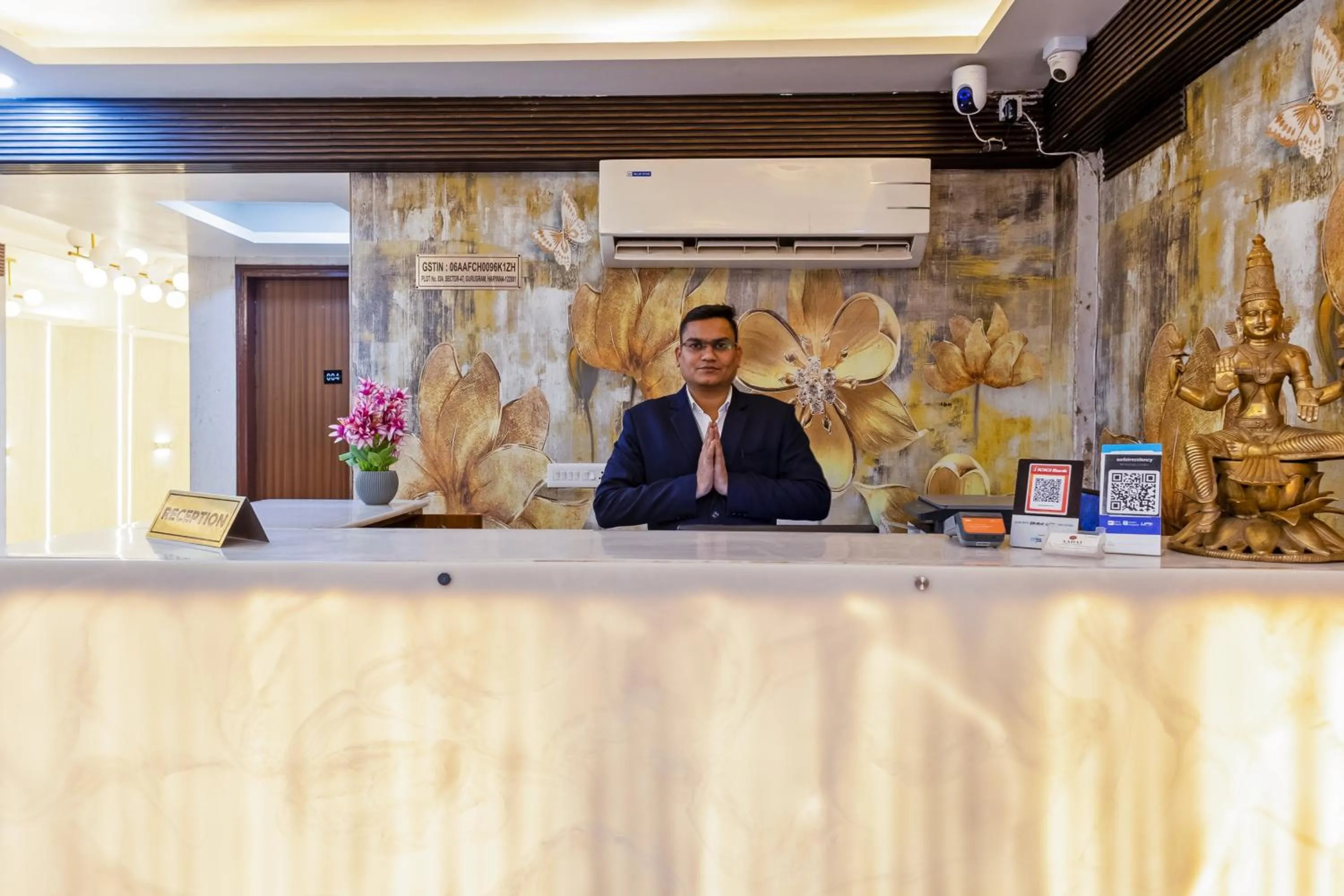 Lobby or reception in Aadat Hotel Subhash Chowk Gurgaon