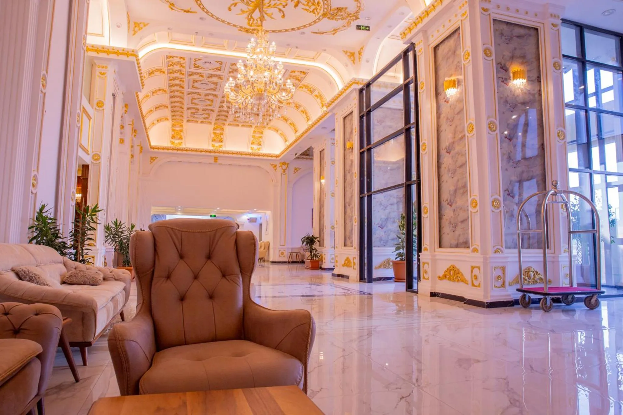Lobby or reception in Guest House Hotel Apartments