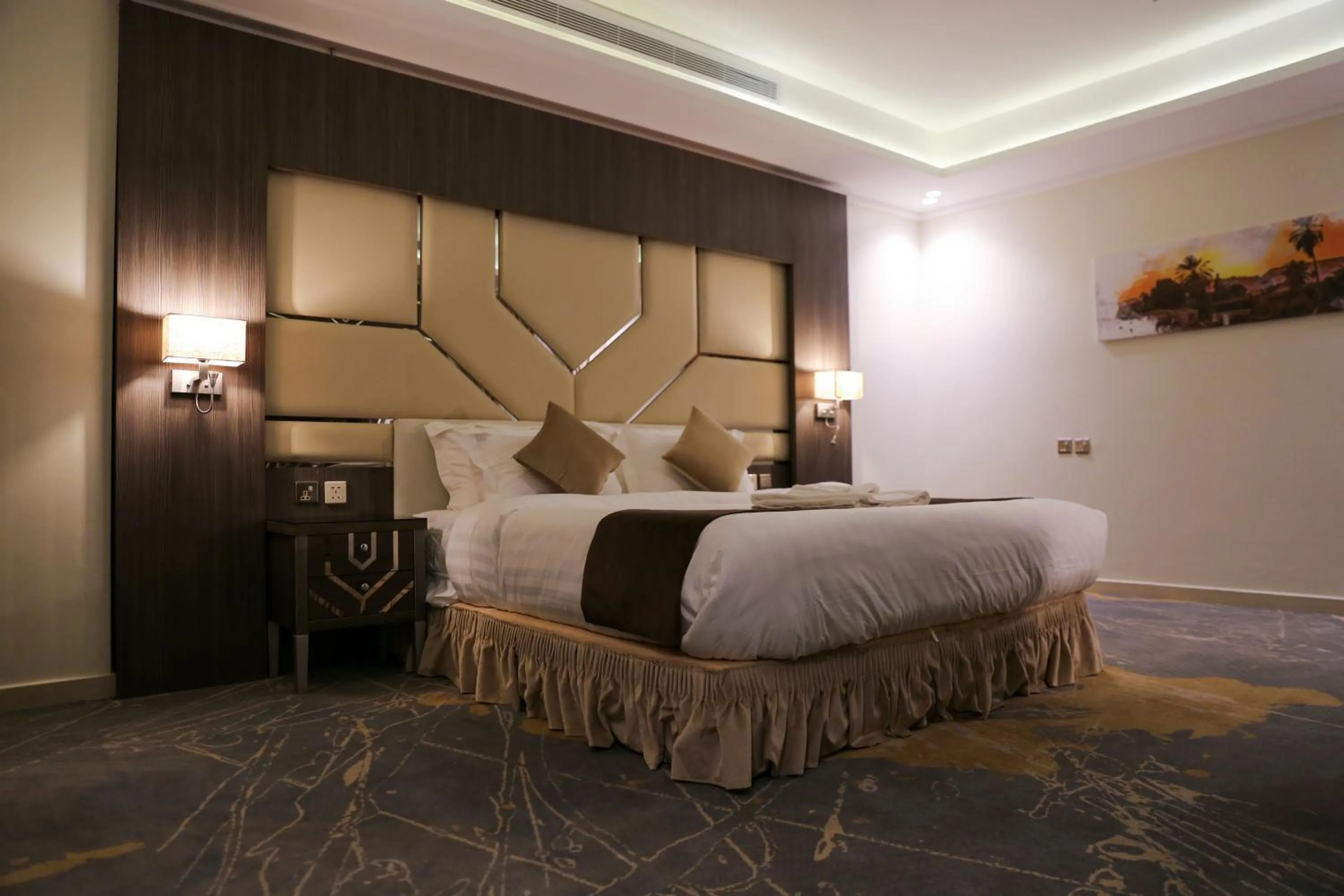 Bed in Guest House Hotel Apartments