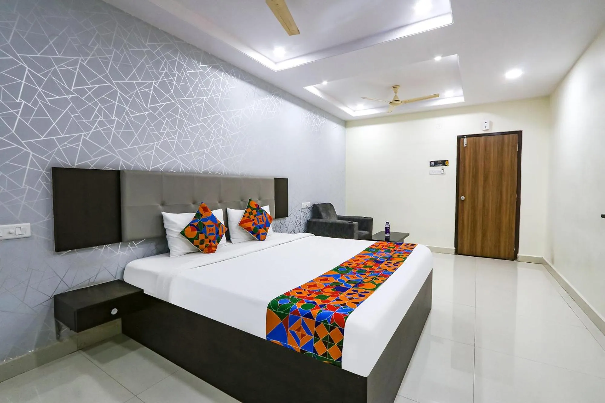 Bed in FabHotel Royal Signature - HITECH CITY