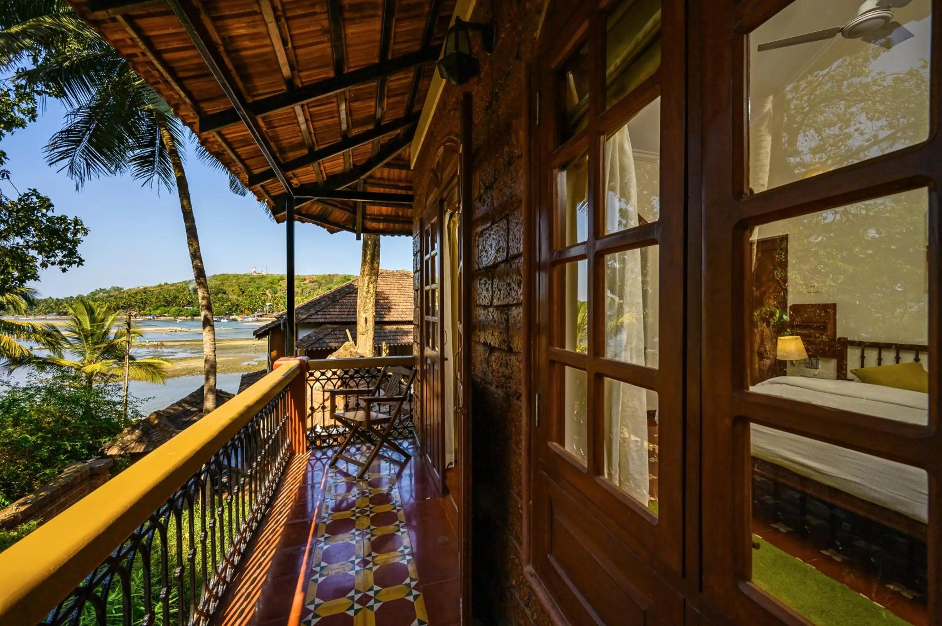 Balcony/Terrace in Neemrana's Three Waters
