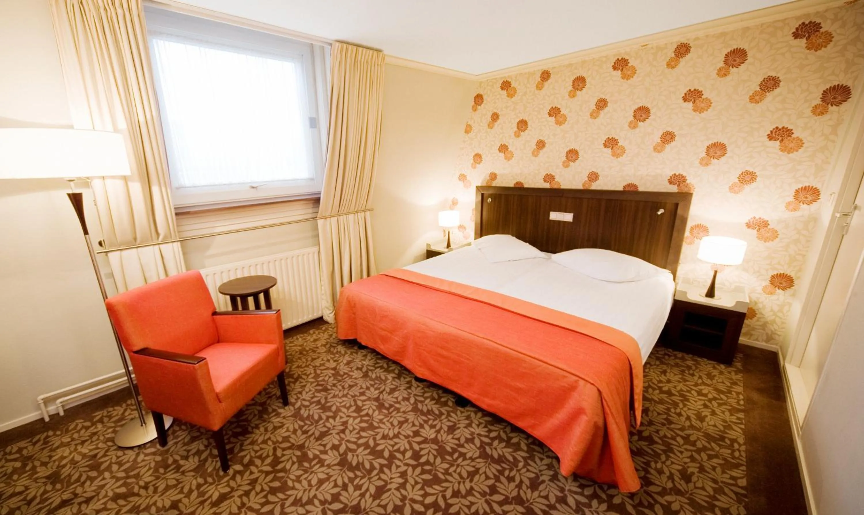 Bed in Hotel Van Walsum