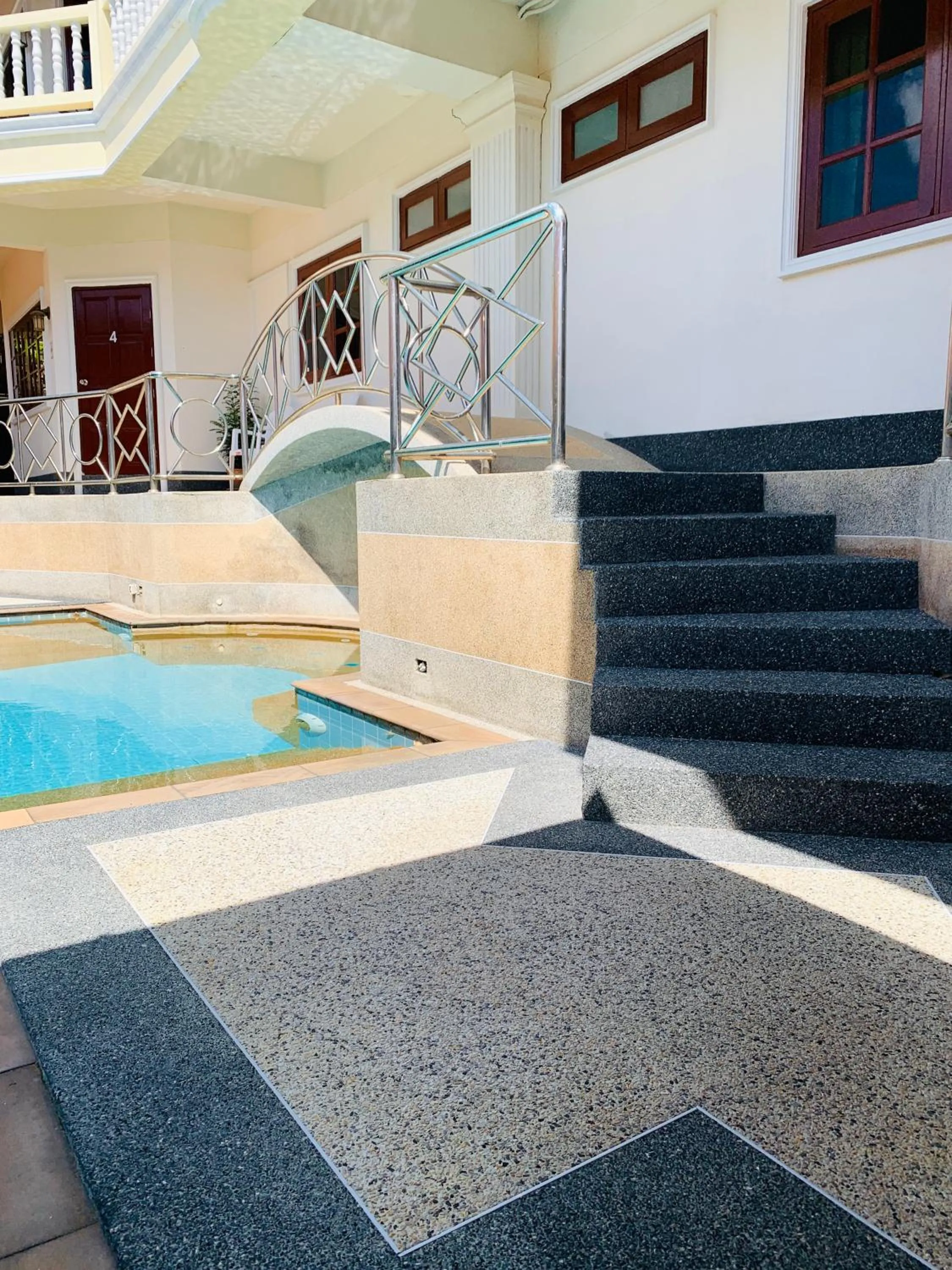 Pool view in Scan House Apartment