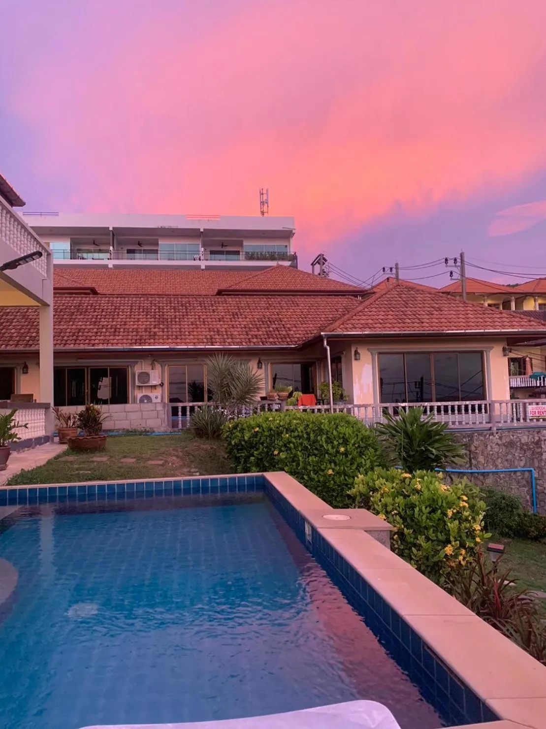 Pool view in Scan House Apartment