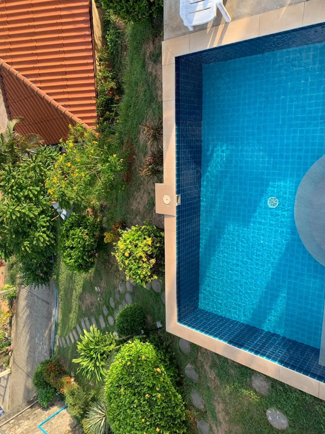 Pool view in Scan House Apartment