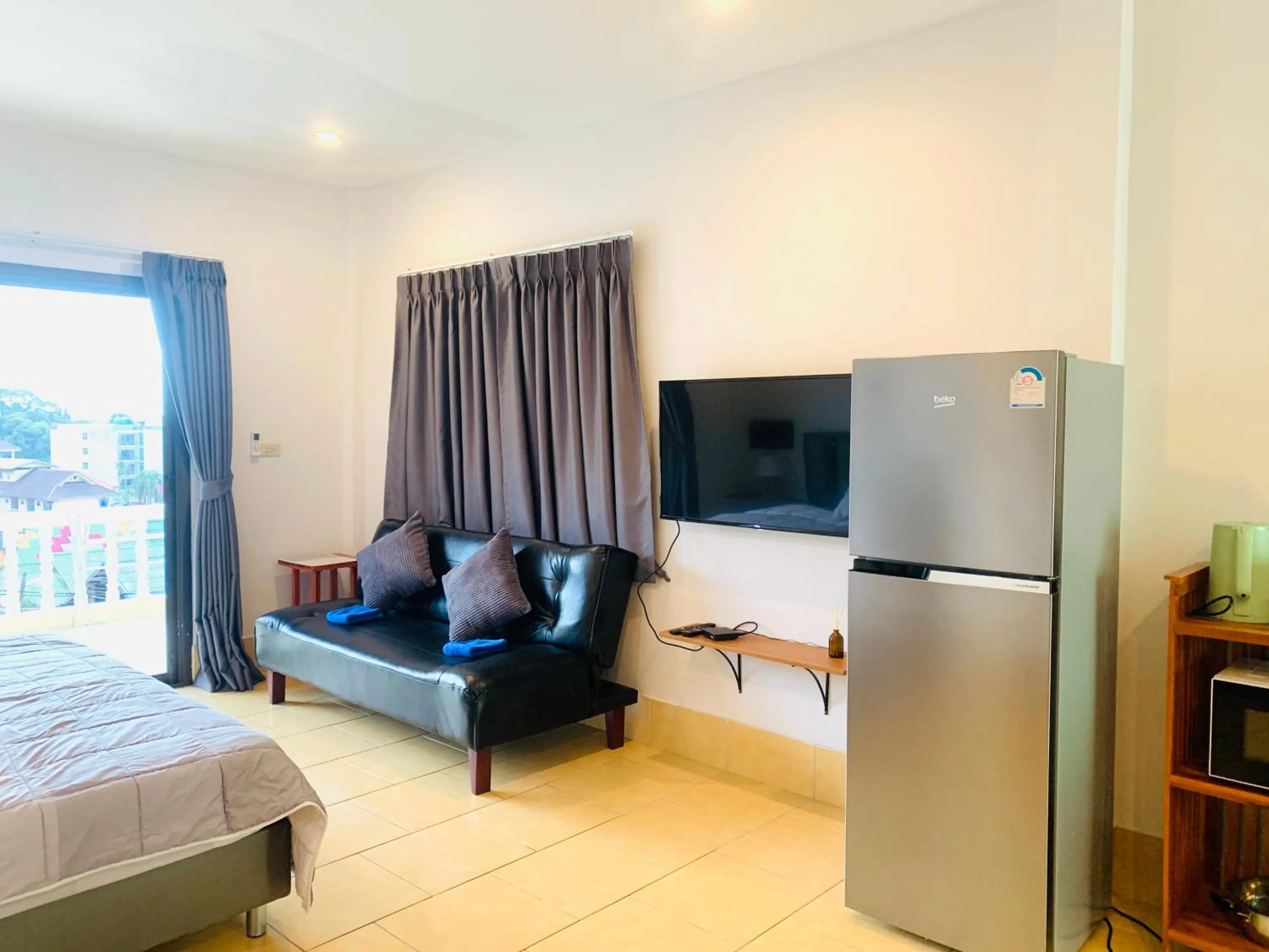 Photo of the whole room, Bed in Scan House Apartment