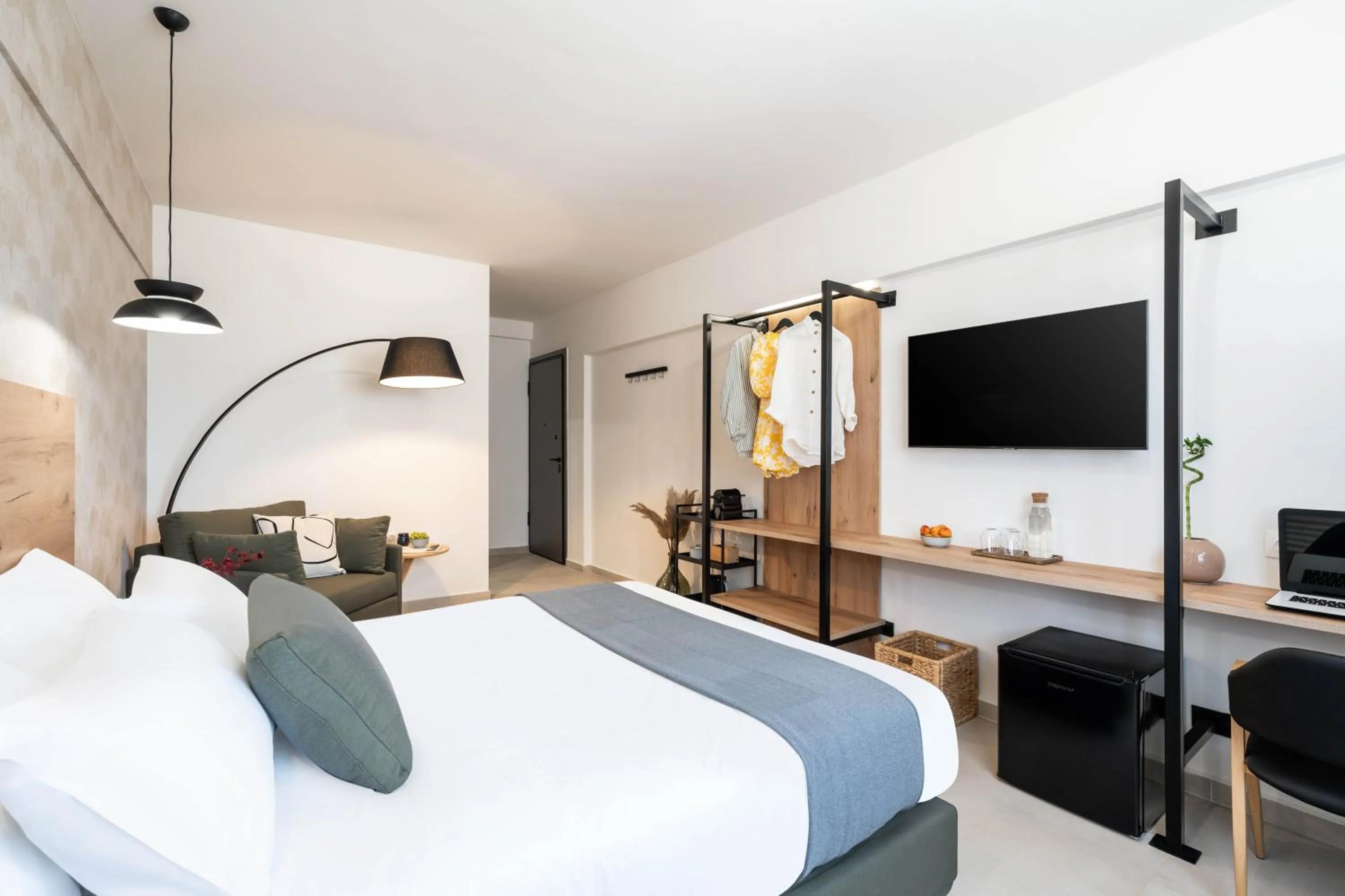 Photo of the whole room, Bed in KOYO Athens