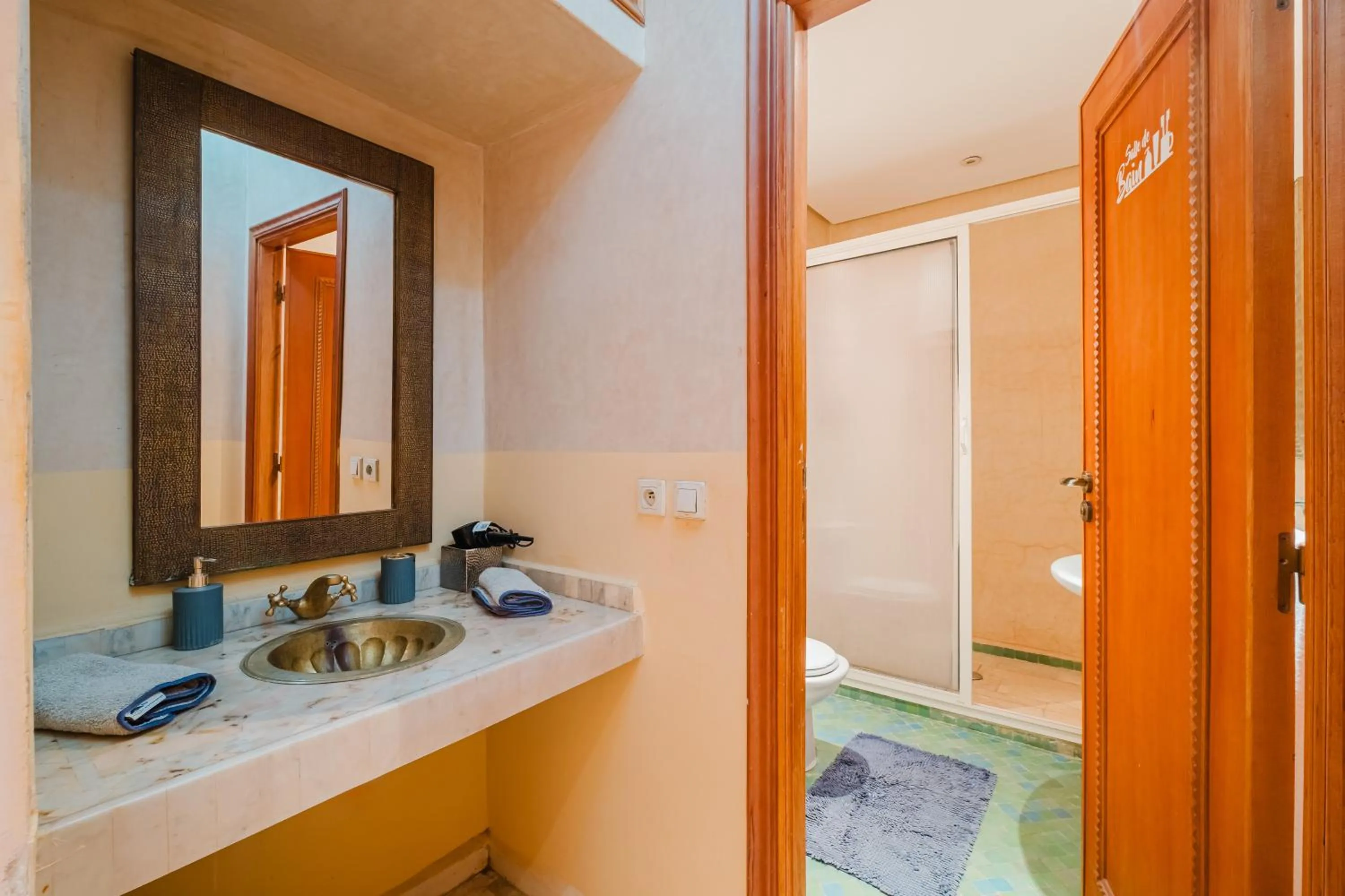 Bathroom in Amoud Apartments - Stylish Comfort at Residence Dyar Al Kheir